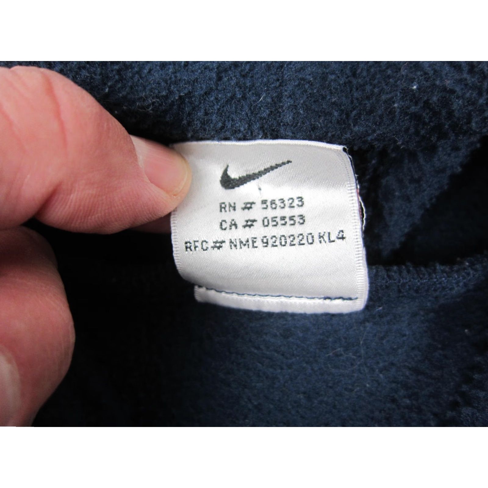 Nike Nike Center Swoosh Hoodie Men L Blue Deep Pile Fleece 90s Y2K Vintage Logo Pullover Hooded Regular Fit Mens Size US L / EU 52-54 / 3 - 4 Thumbnail