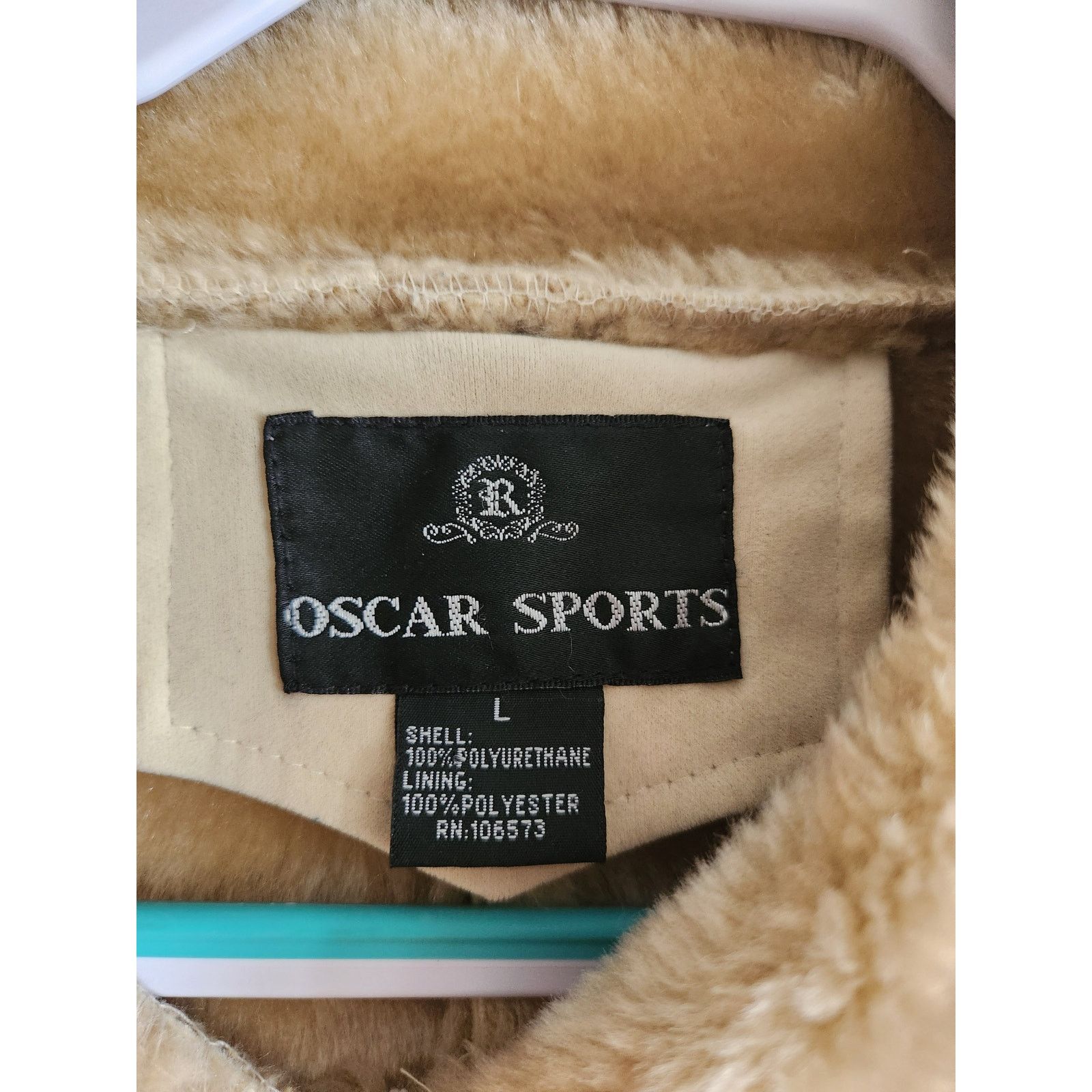 Other Y2k Oscar Sports Faux Fur Trimmed Suede Cream Jacket- Lg Size L / US 10 / IT 46 - 9 Thumbnail