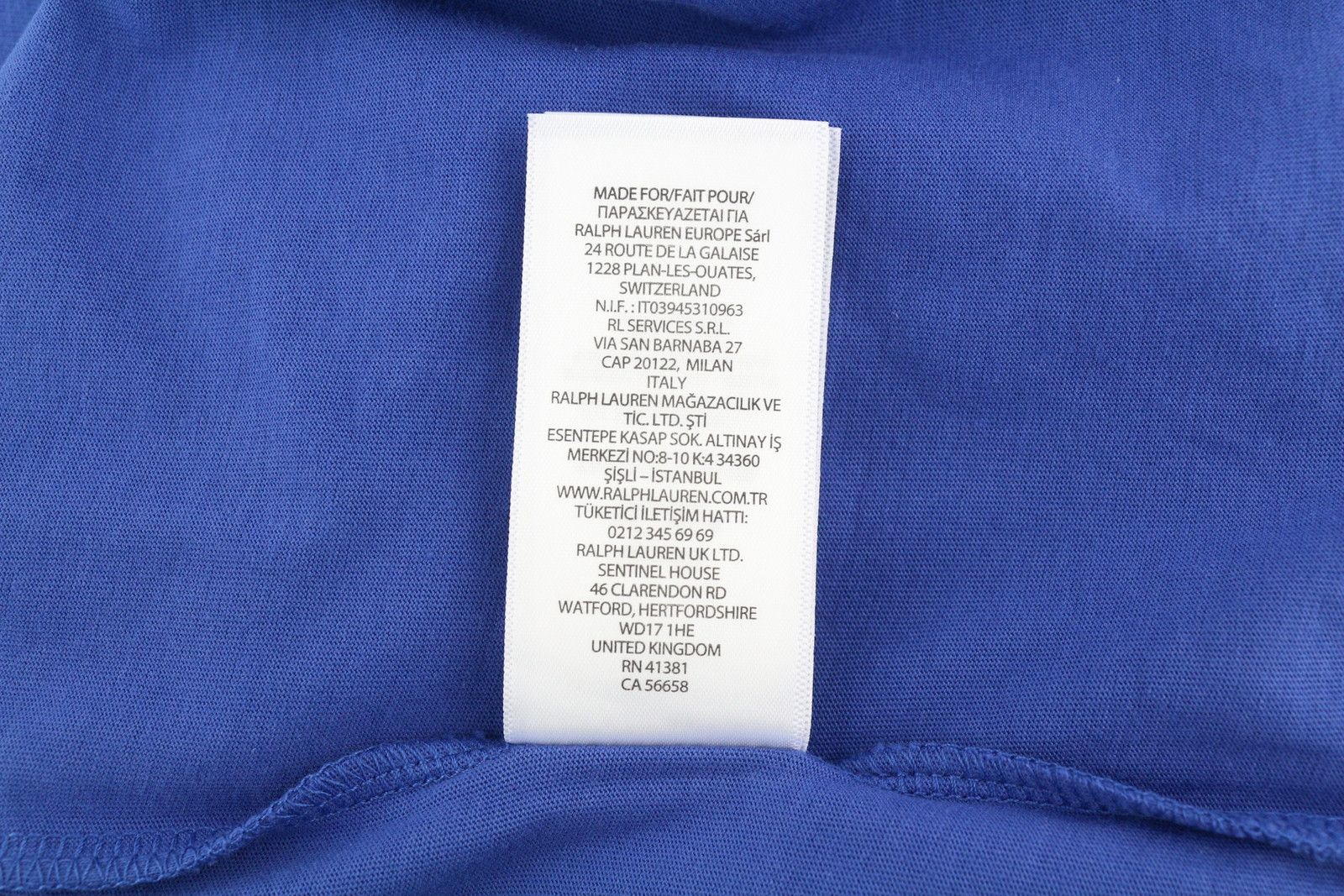 Polo Ralph Lauren M Blue Short Sleeve Crew Neck Tricot T-Shirt 84721 Size M / US 6-8 / IT 42-44 - 8 Thumbnail