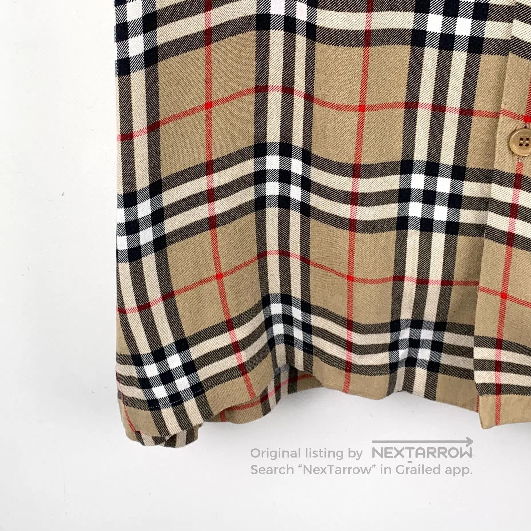 Burberry Burberry Deep brown classic checkered design lapel single- Size US XL / EU 56 / 4 - 4 Thumbnail