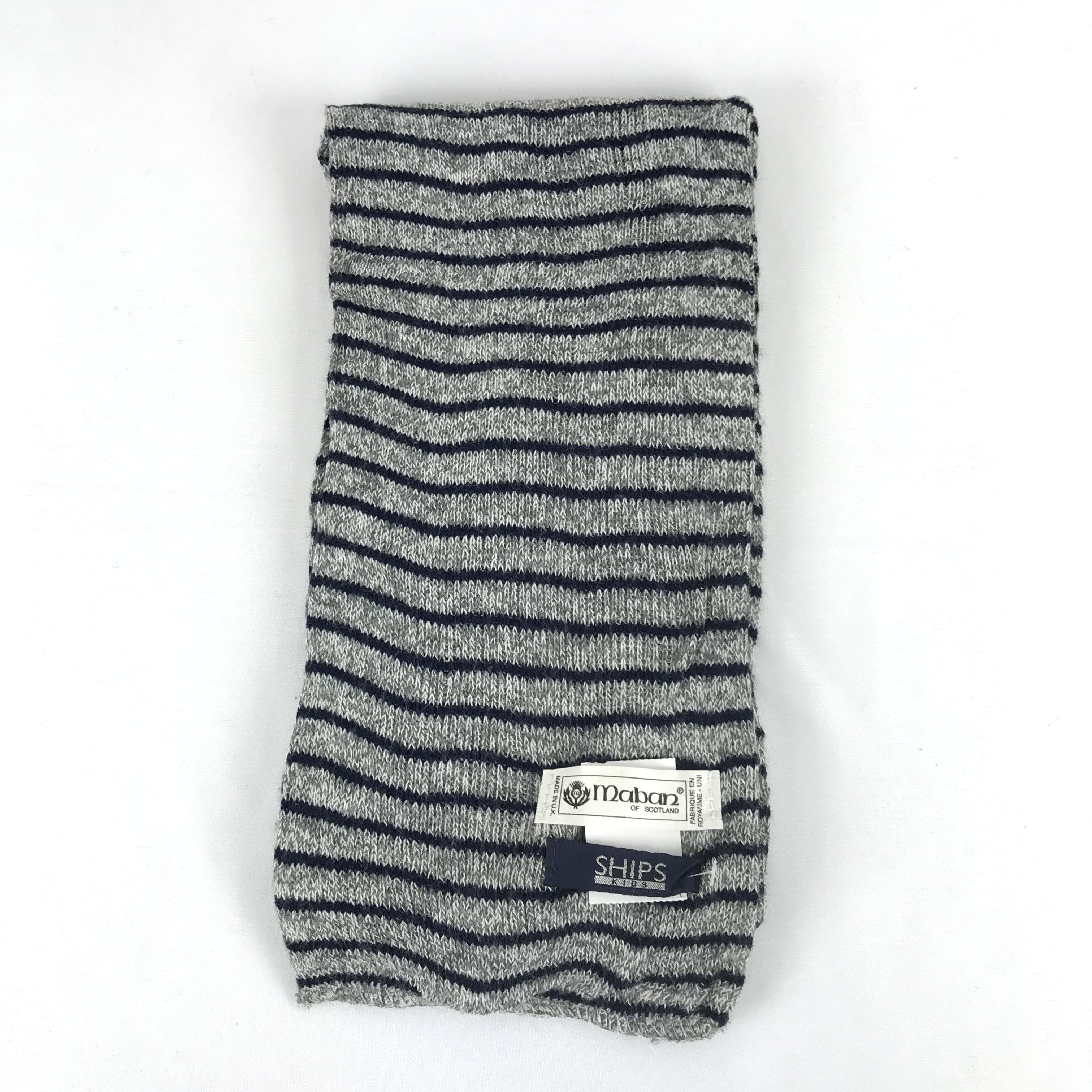 SHIPS Vintage Ships Scarf Muffler Wool Cashmere Scarves Size ONE SIZE - 3 Thumbnail