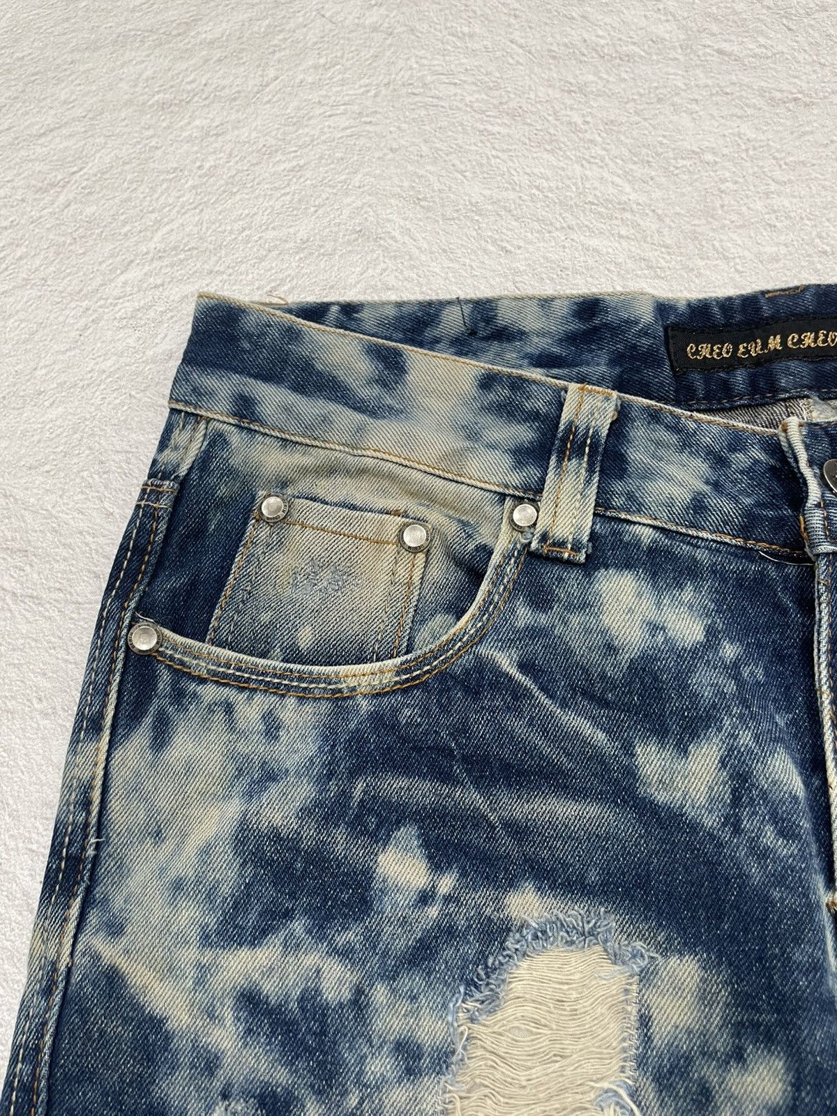 Hysteric Glamour 2000s Acid Washed Jeans Distressed Denim Y2K Size US 32 / EU 48 - 4 Thumbnail