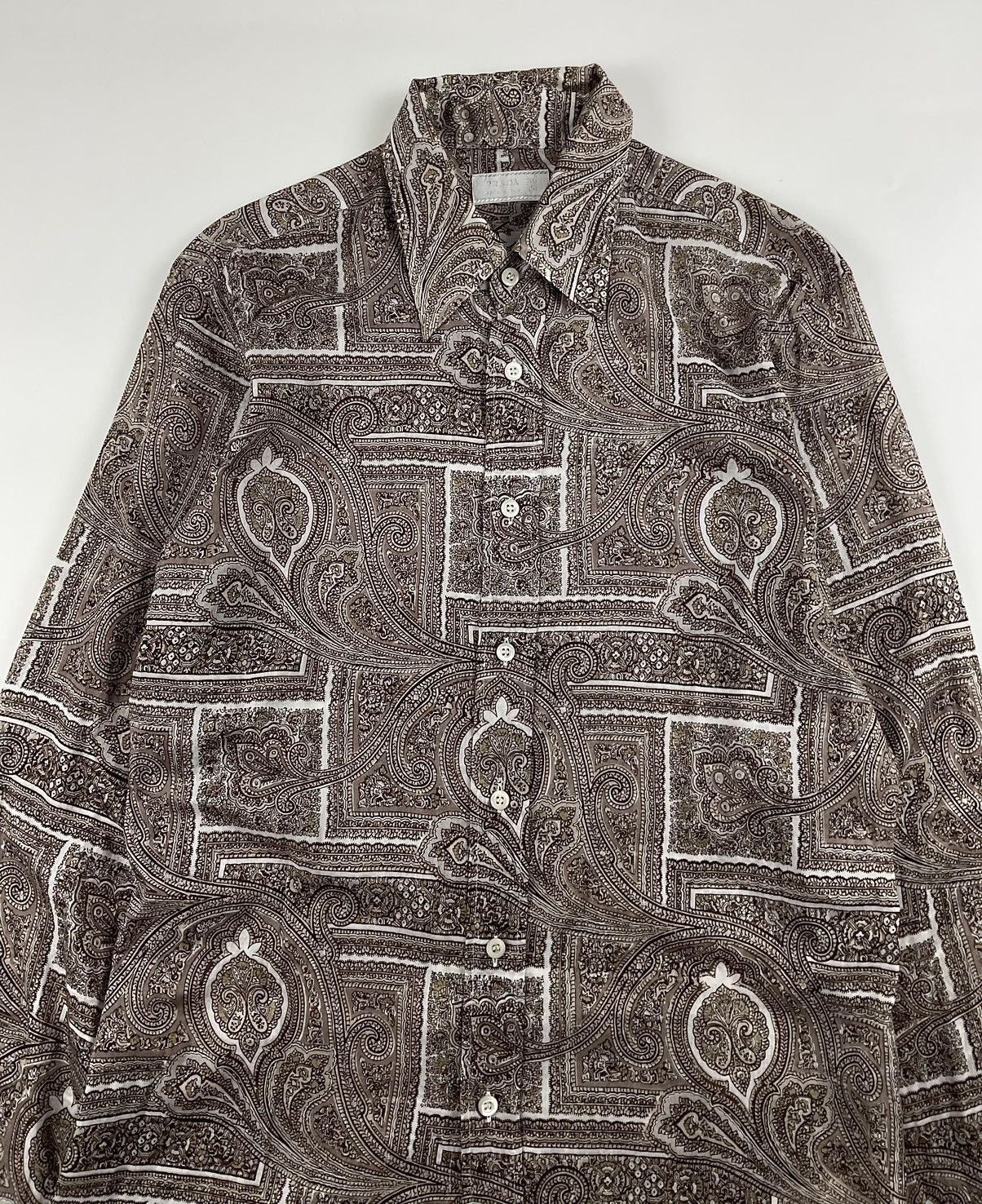 Prada Vintage Prada Paisley Shirt Size US M / EU 48-50 / 2 - 5 Thumbnail