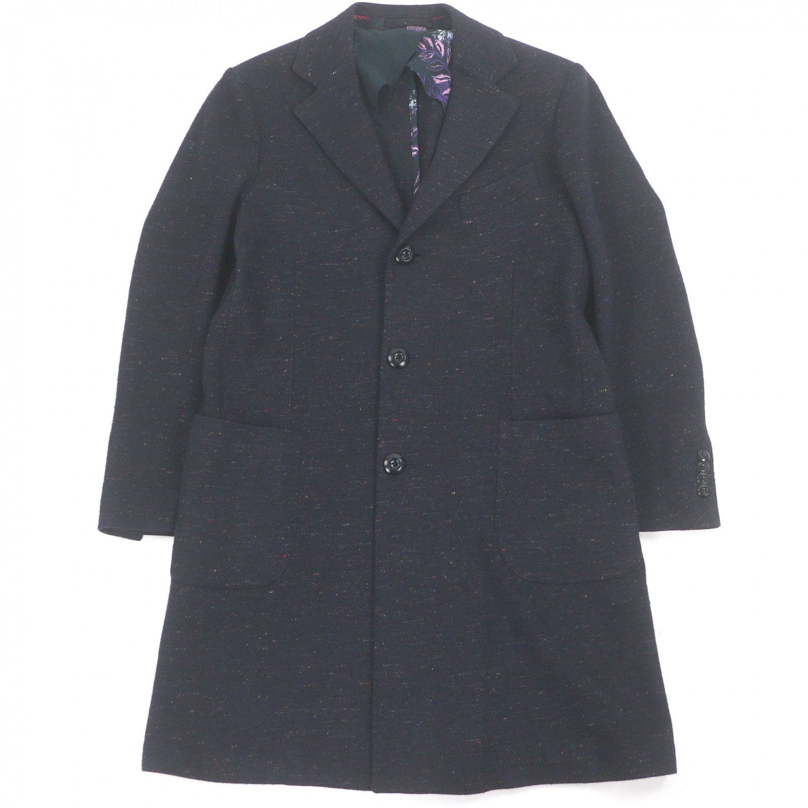 Etro Etro ETRO Chester Mixed Wool Coat Textile Outerwear DUTY FREE for USA Size ONE SIZE - 1 Thumbnail