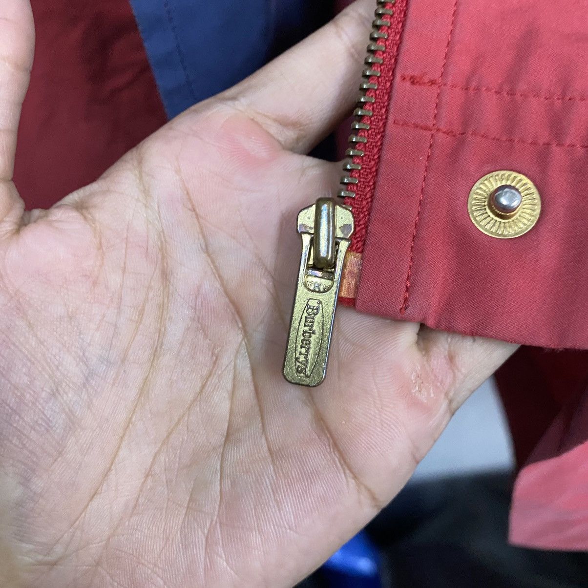 Burberry Rare Vintage Burberrys Prorsum Red Parka Jacket Hooded Size US L / EU 52-54 / 3 - 12 Thumbnail