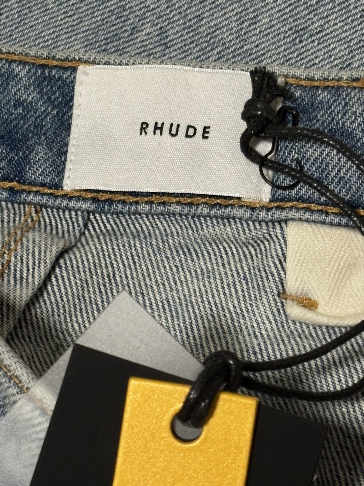 Rhude Rhude Reza Denim Double Knee Pant Size Small Size US 29 - 5 Thumbnail