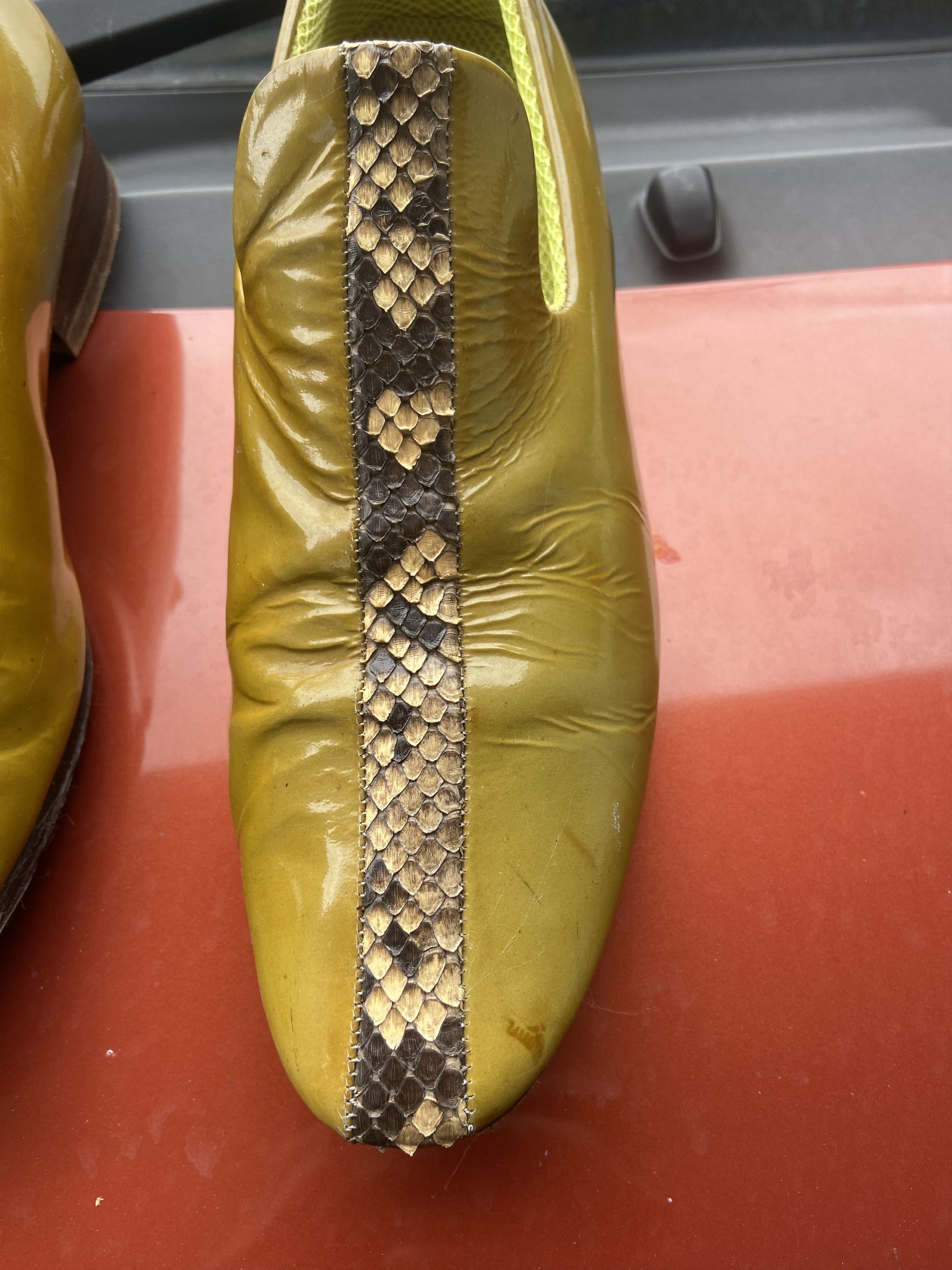 Junya Watanabe JUNYA WATANABE X COMME DES GARCONS PYTHON LOAFERS Size US 7 / EU 40 - 4 Thumbnail