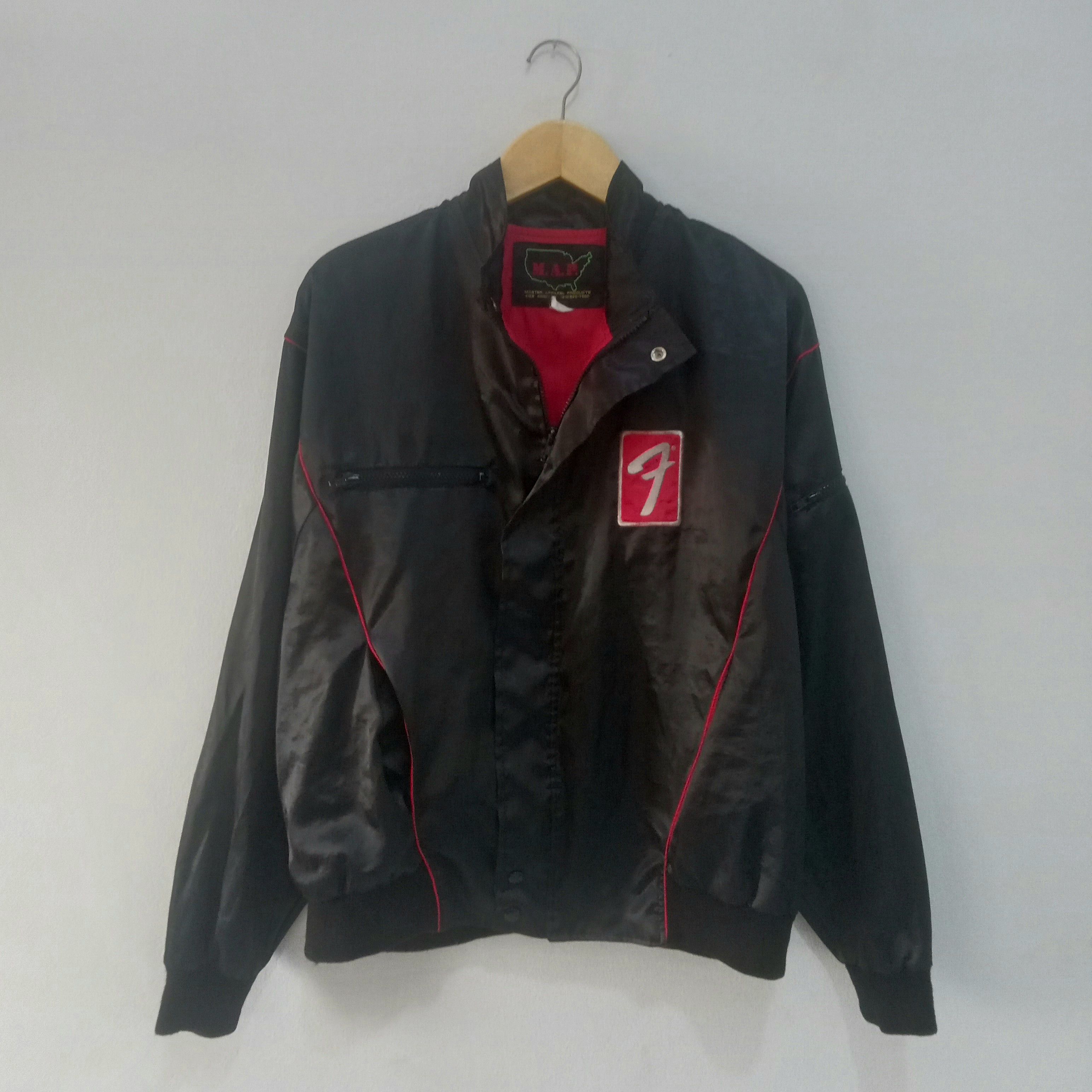 Vintage Vintage 80s Fender bomber jacket Size US XL / EU 56 / 4 - 9 Thumbnail