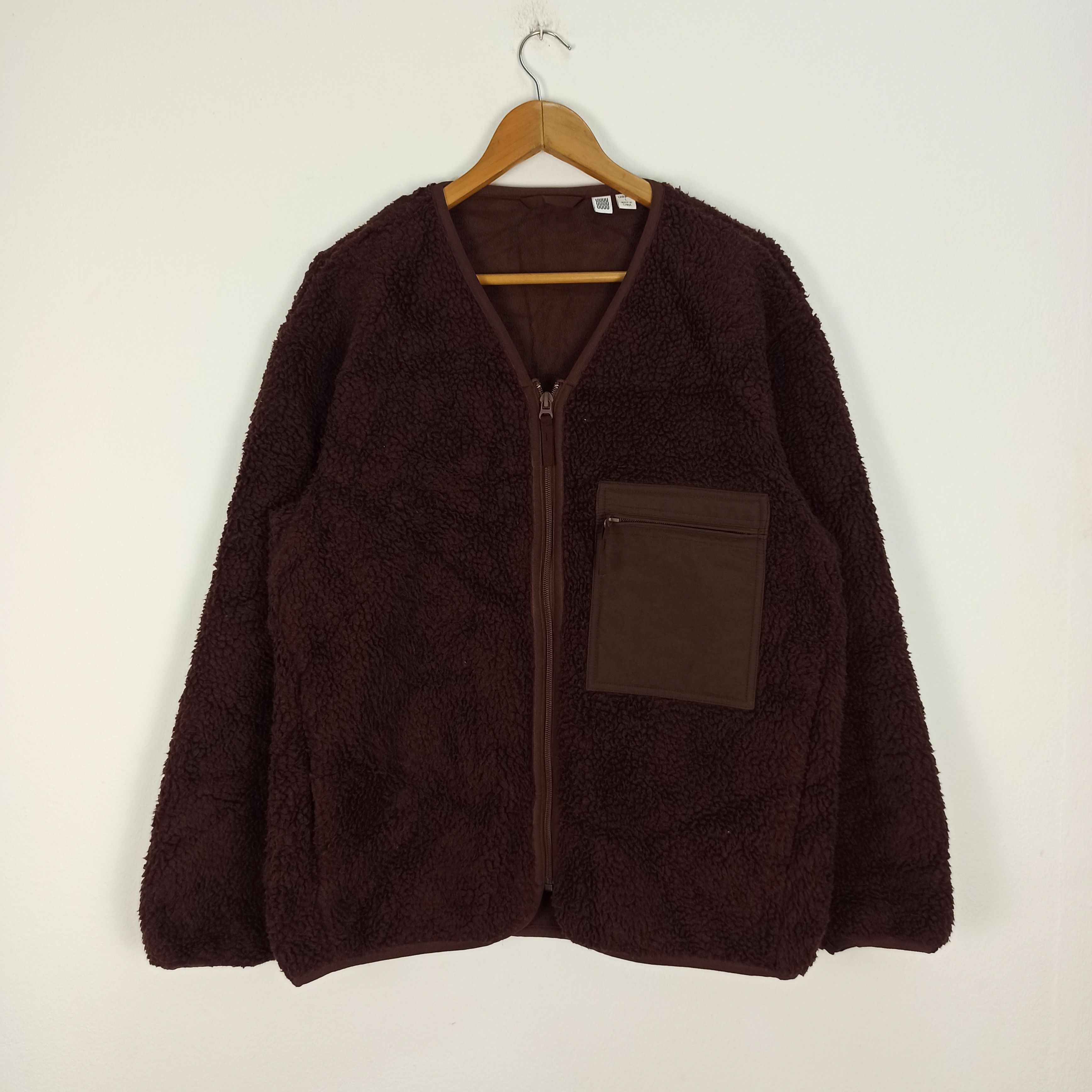 Rare Uniqlo X Lemaire Single pocket Fleece Zipper