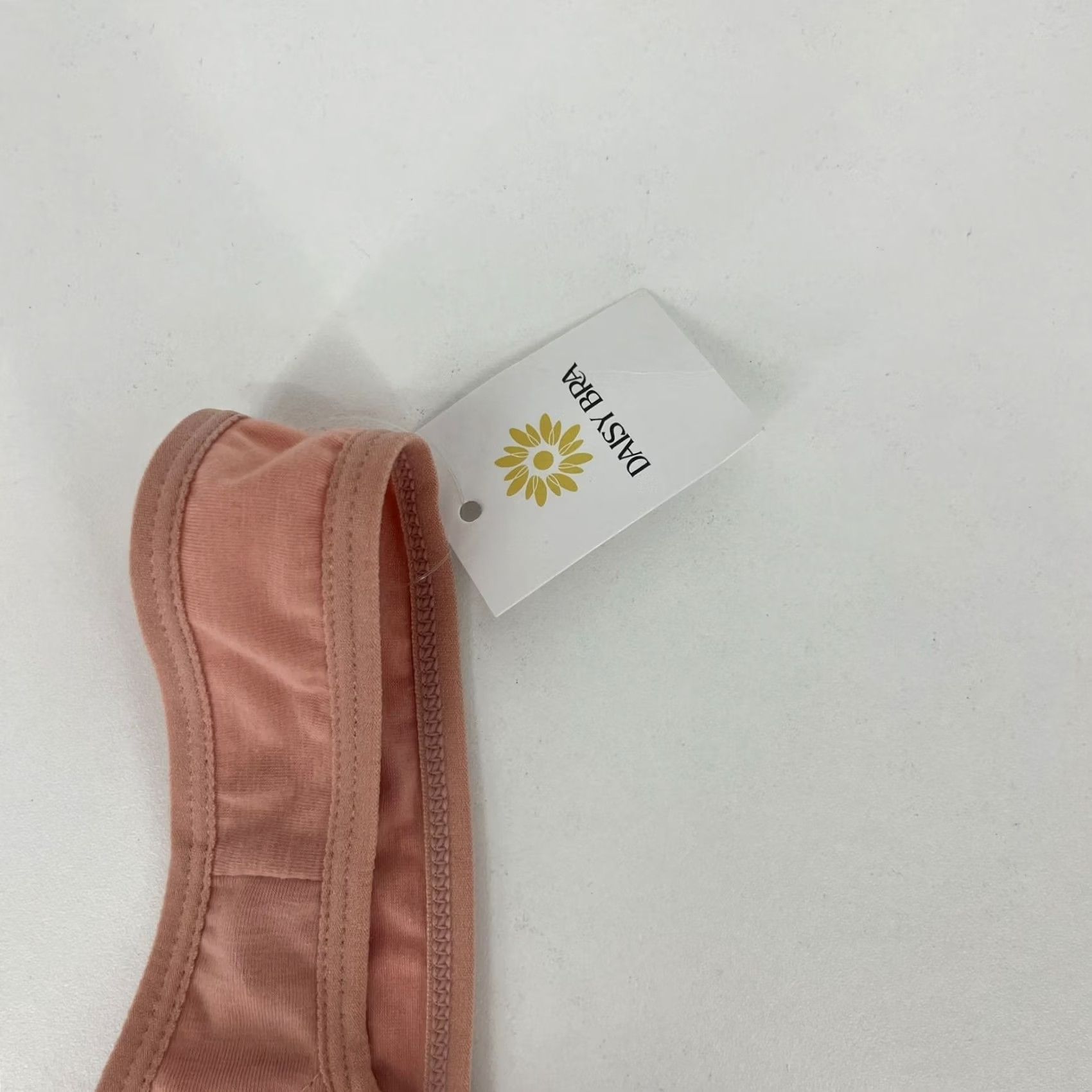 Pinko Daisy Bra Women's Bra Floral Print Pink 44 Button Front Closure T-Shirt Bra Wireless Breathable 100% Blended Fabric Size ONE SIZE - 4 Thumbnail