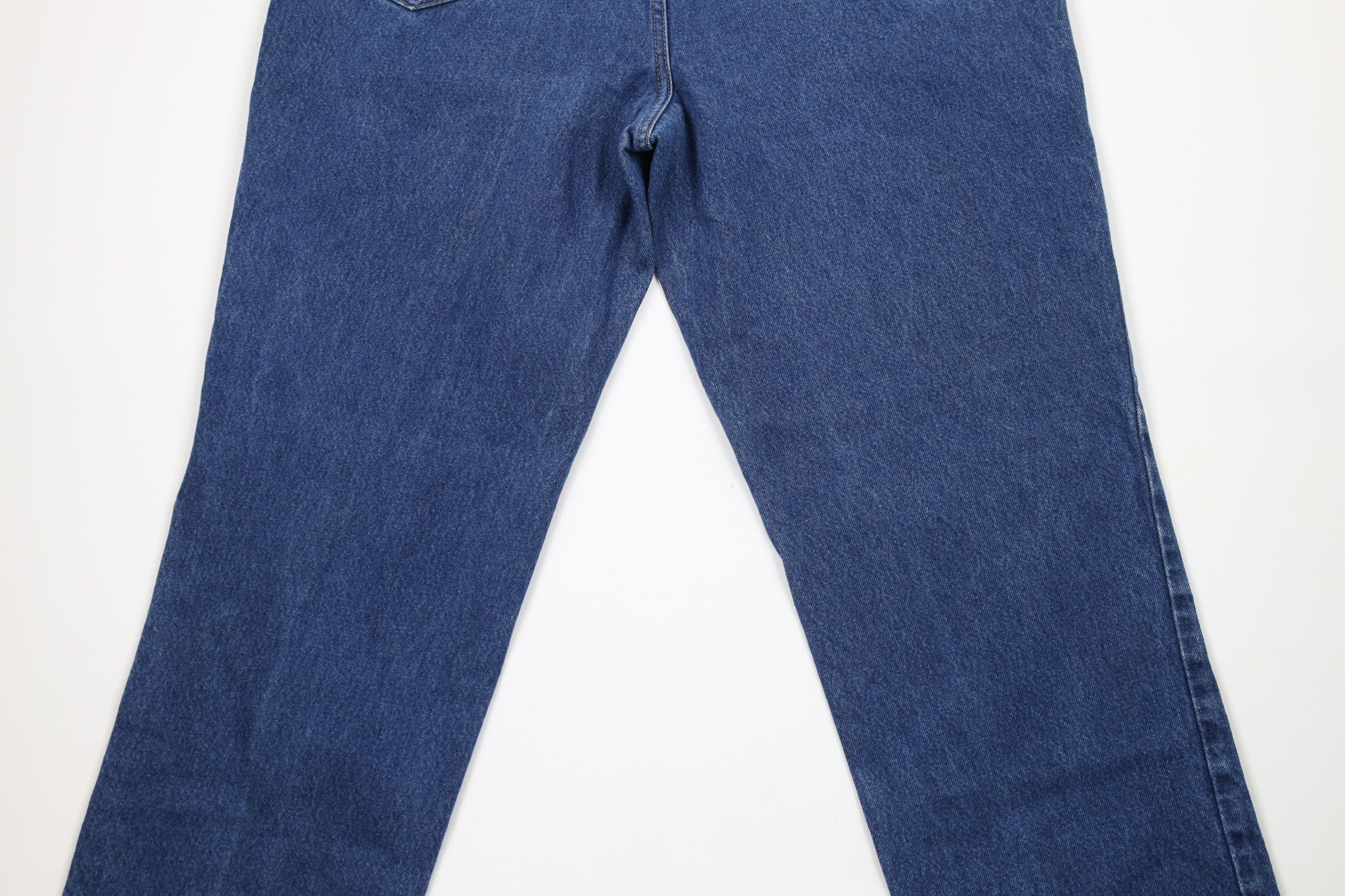 Carhartt × Vintage Vintage Carhartt Spell Out Relaxed Fit Denim Jeans Blue Size US 38 / EU 54 - 13 Thumbnail