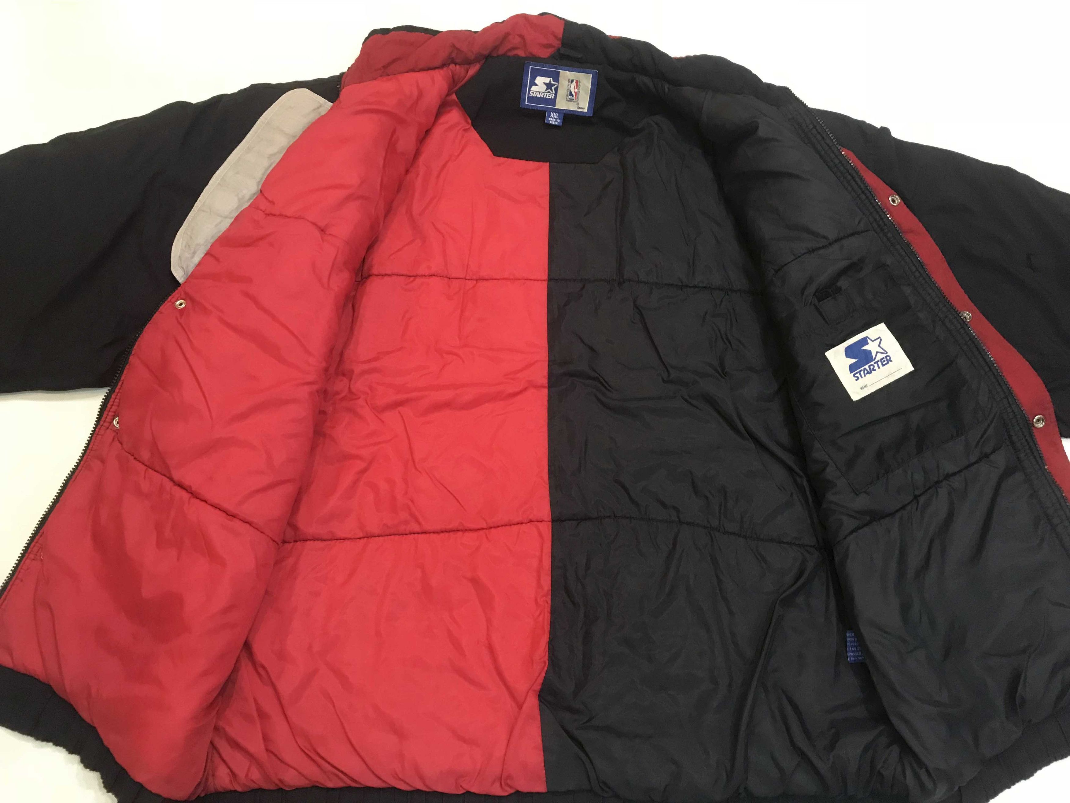 NBA × Starter × Vintage Vintage Starter NBA Chicago Bulls Puffer Jacket Size US XXL / EU 58 / 5 - 7 Thumbnail