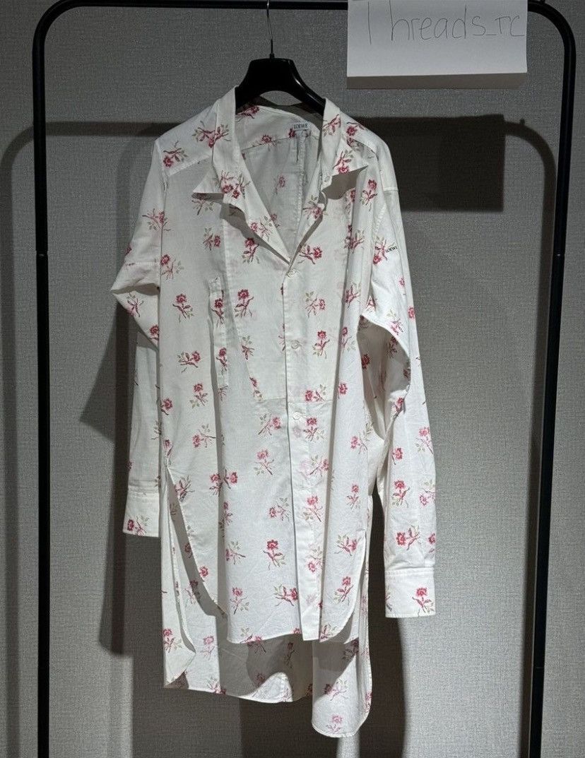 Loewe LOEWE Asymmetric Floral Print Tunic Size XS / US 0-2 / IT 36-38 - 2 Thumbnail