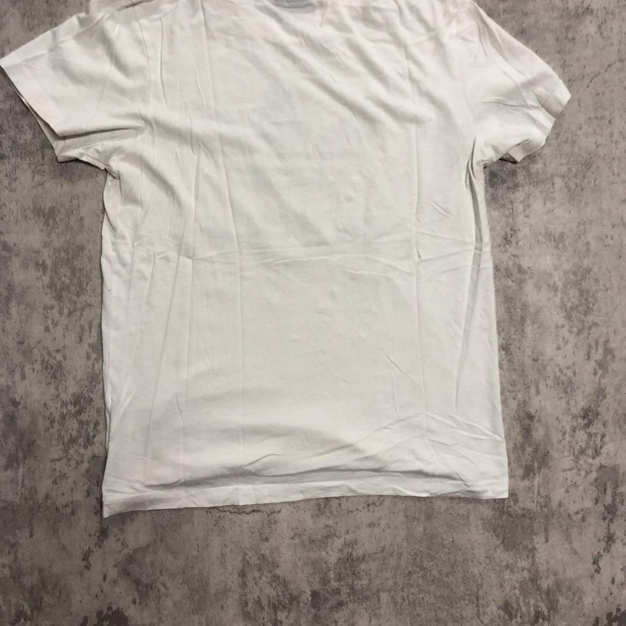 Adidas White Adidas T-shirt with black logo Size US S / EU 44-46 / 1 - 7 Thumbnail