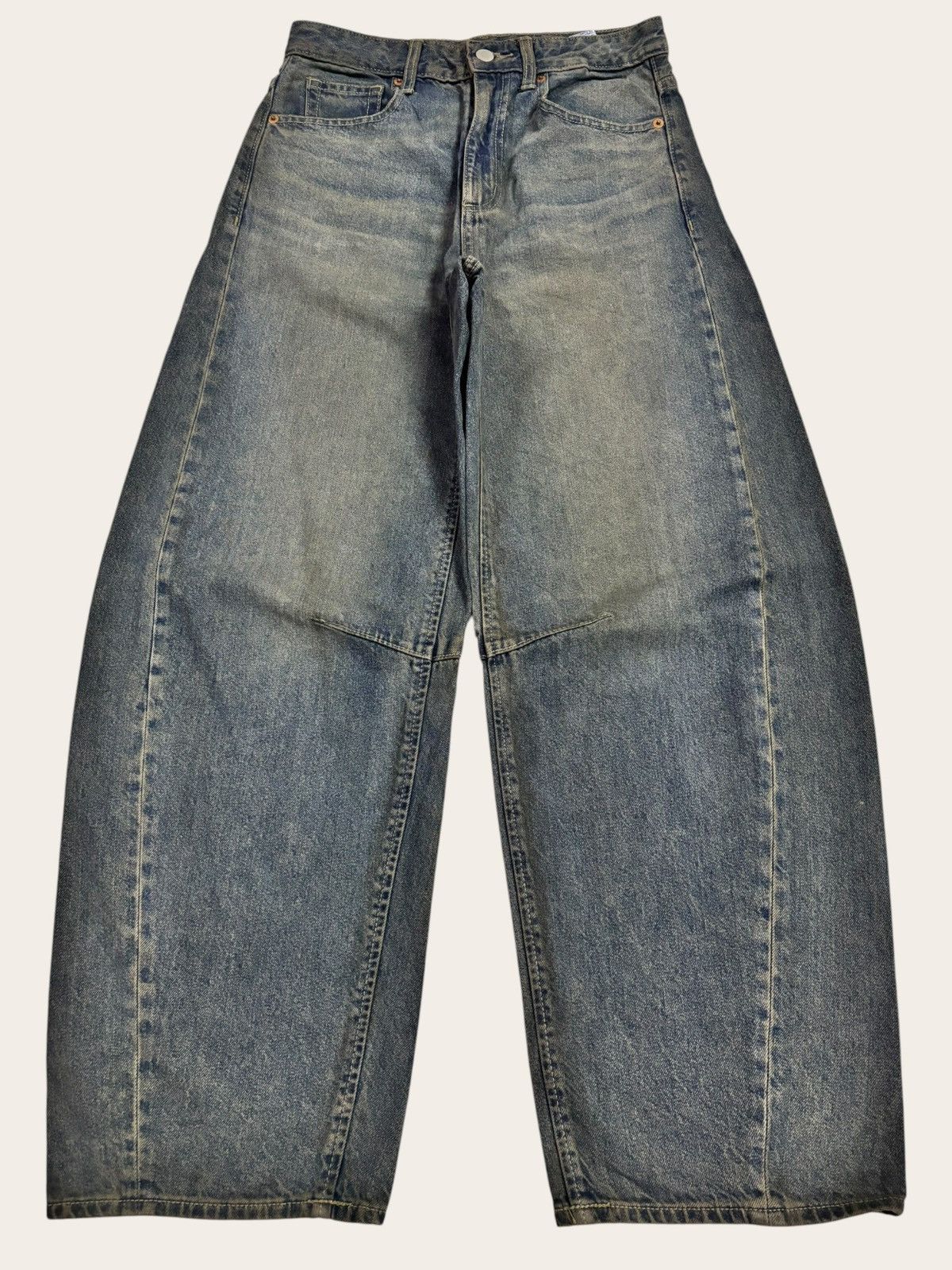 Jun Takahashi Japan GU Crazy Rusty Wash Ballon Loose Jeans Size US 28 / EU 44 - 1 Thumbnail