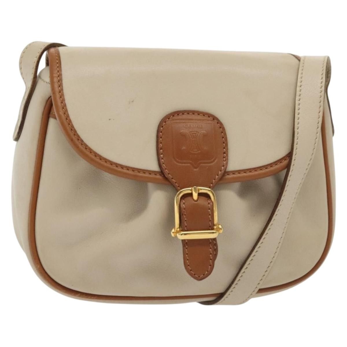 Celine Celine Vintage Triomphe Shoulder Bag Leather Size ONE SIZE - 1 Thumbnail