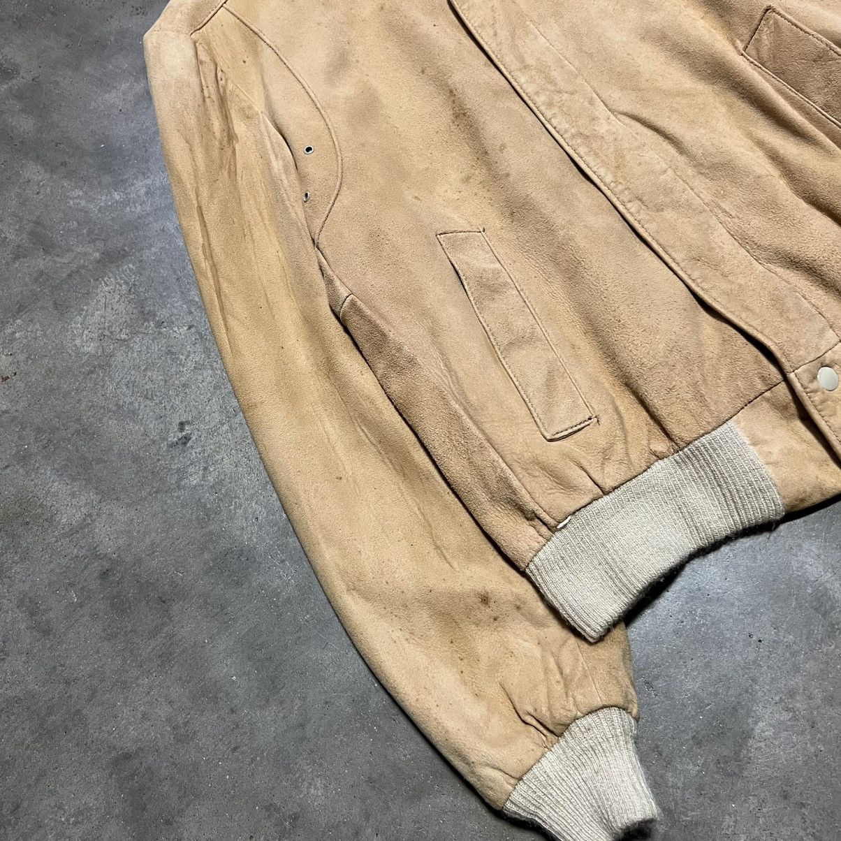 Saks Fifth Avenue Vintage Saks Fifth Ave Suede Leather Bomber Jacket 70s 80s Size US M / EU 48-50 / 2 - 4 Thumbnail