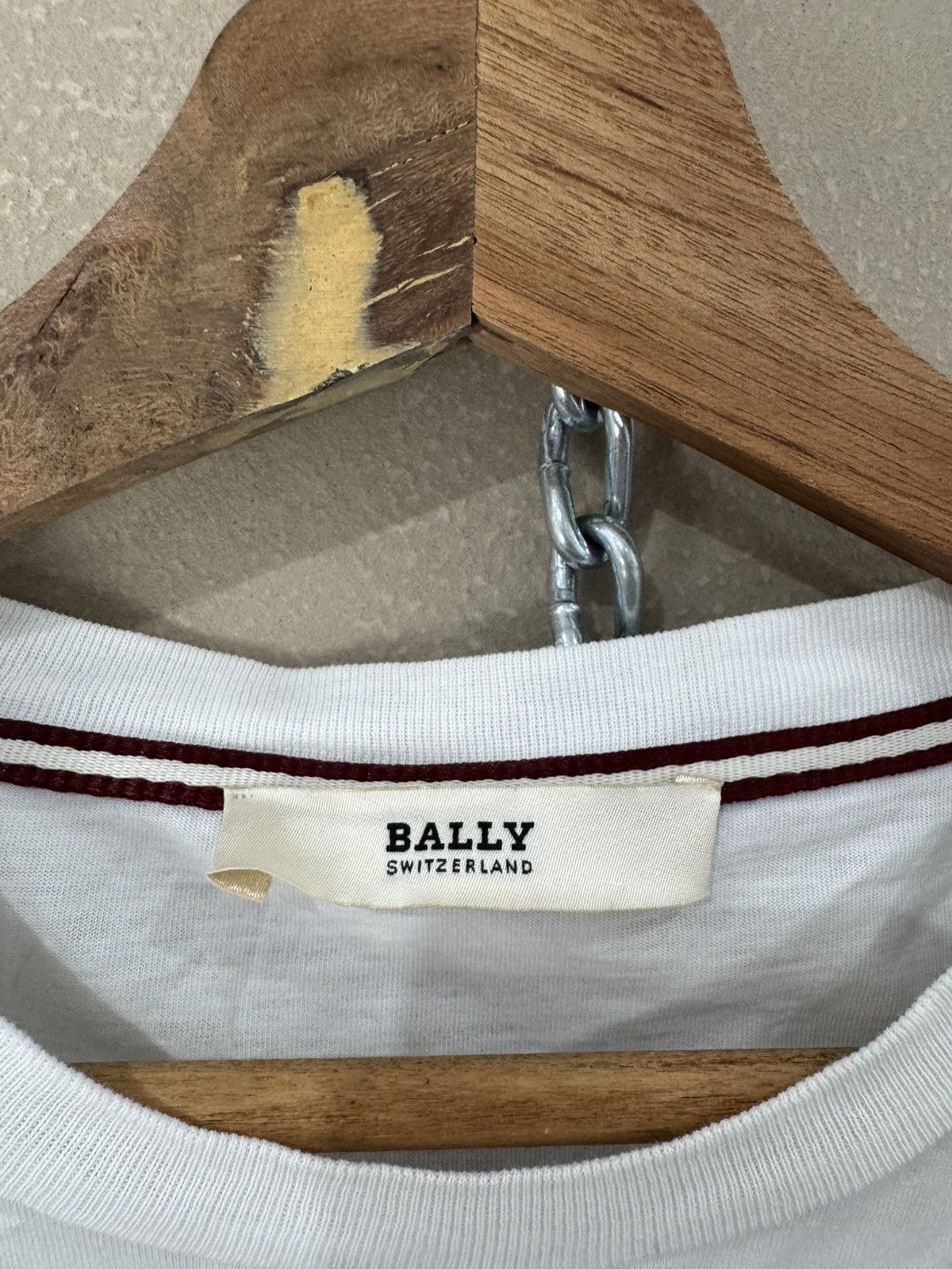 Bally Bally 1851 Switzerland Designer Luxury white t-shirt Size US L / EU 52-54 / 3 - 3 Thumbnail
