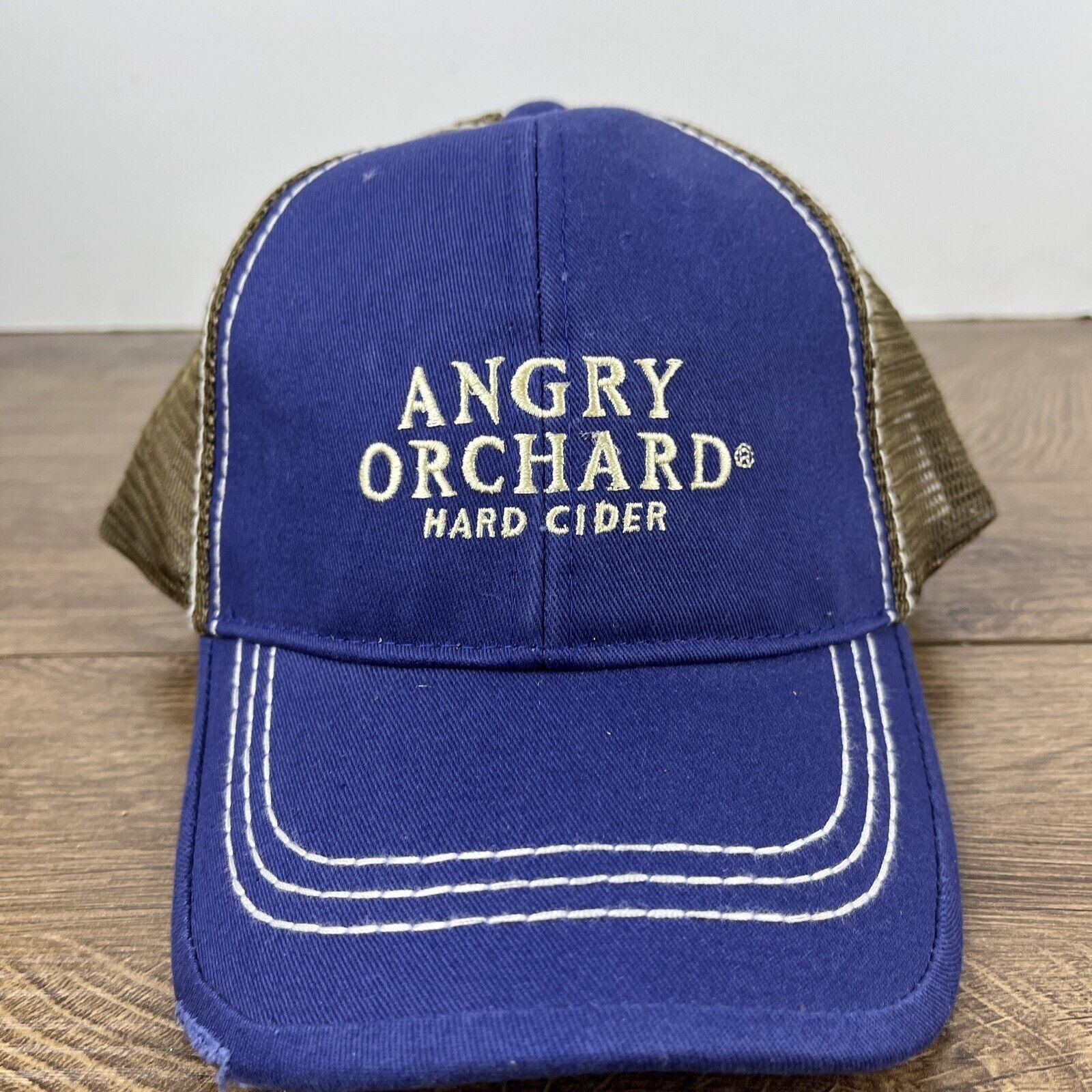 Other Angry Orchard Hat Hard Cider Blue Hat Snapback Angry Orchard Size ONE SIZE - 5 Thumbnail