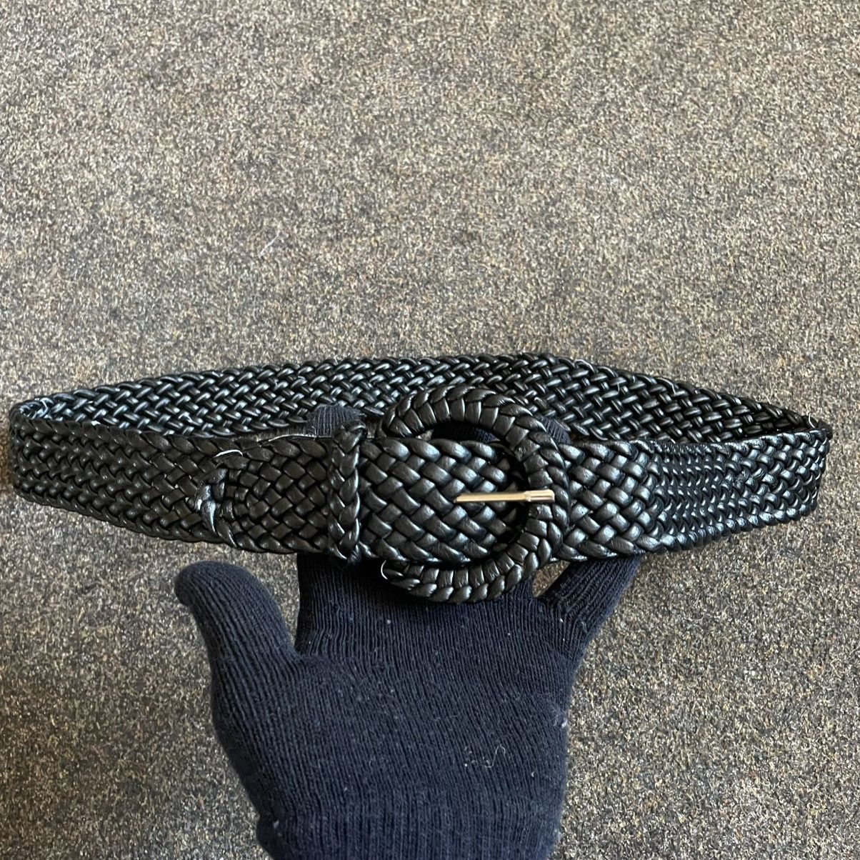 Vintage Vintage 90s Japanese Archive Woven Belt Goth Grunge Faded OS Size ONE SIZE - 5 Thumbnail