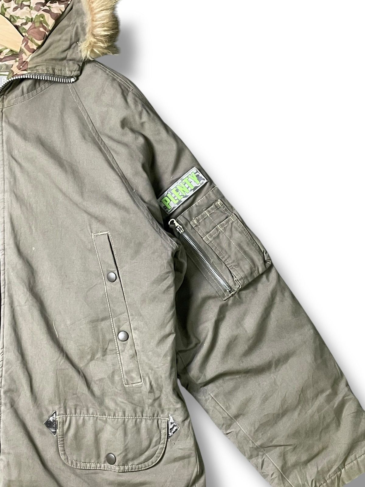 Vintage Plenty Tough Sport Military Hooded Jacket (50) Size US M / EU 48-50 / 2 - 10 Thumbnail