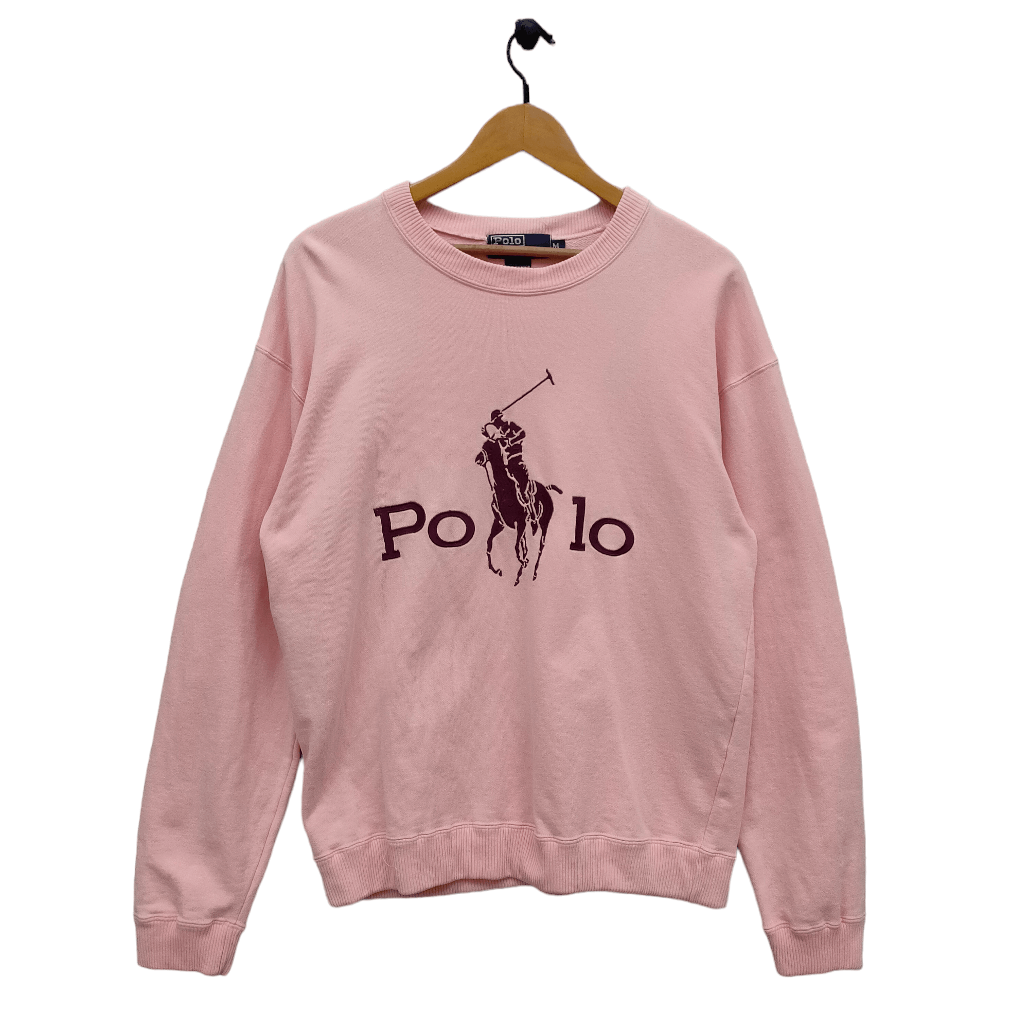 Polo Ralph Lauren × Vintage 90s Polo Ralph Lauren Crewneck embroidery Size US M / EU 48-50 / 2 - 1 Thumbnail