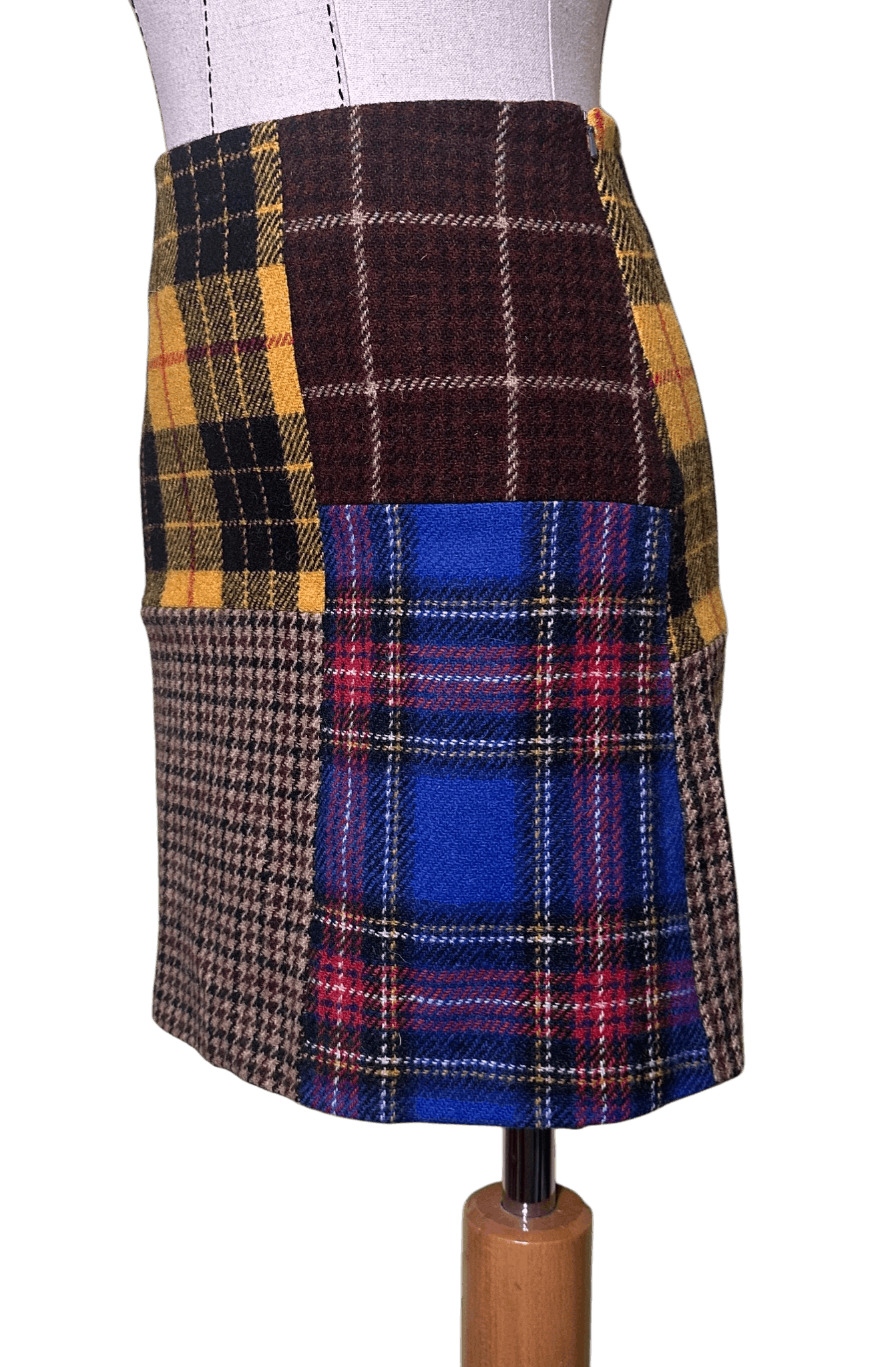 Weekend Max Mara Agoraio Mini Rock Wool Patch Skirt Size 25" / US 0 / IT 36 - 5 Thumbnail