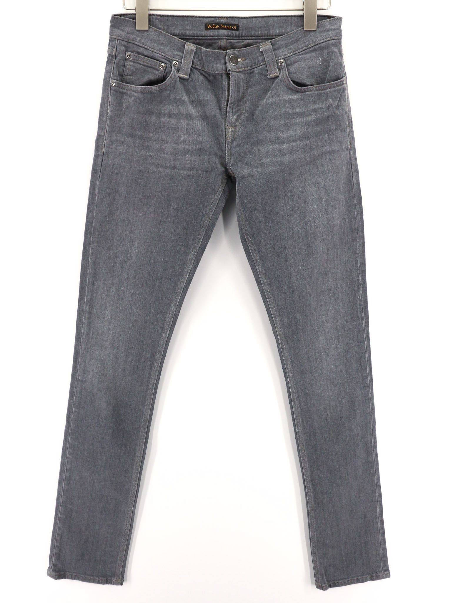 Nudie Jeans TIGHT LONG JOHN W31/L34 Organic Charcoal Logo Fit 80683 Size US 31 - 1 Thumbnail