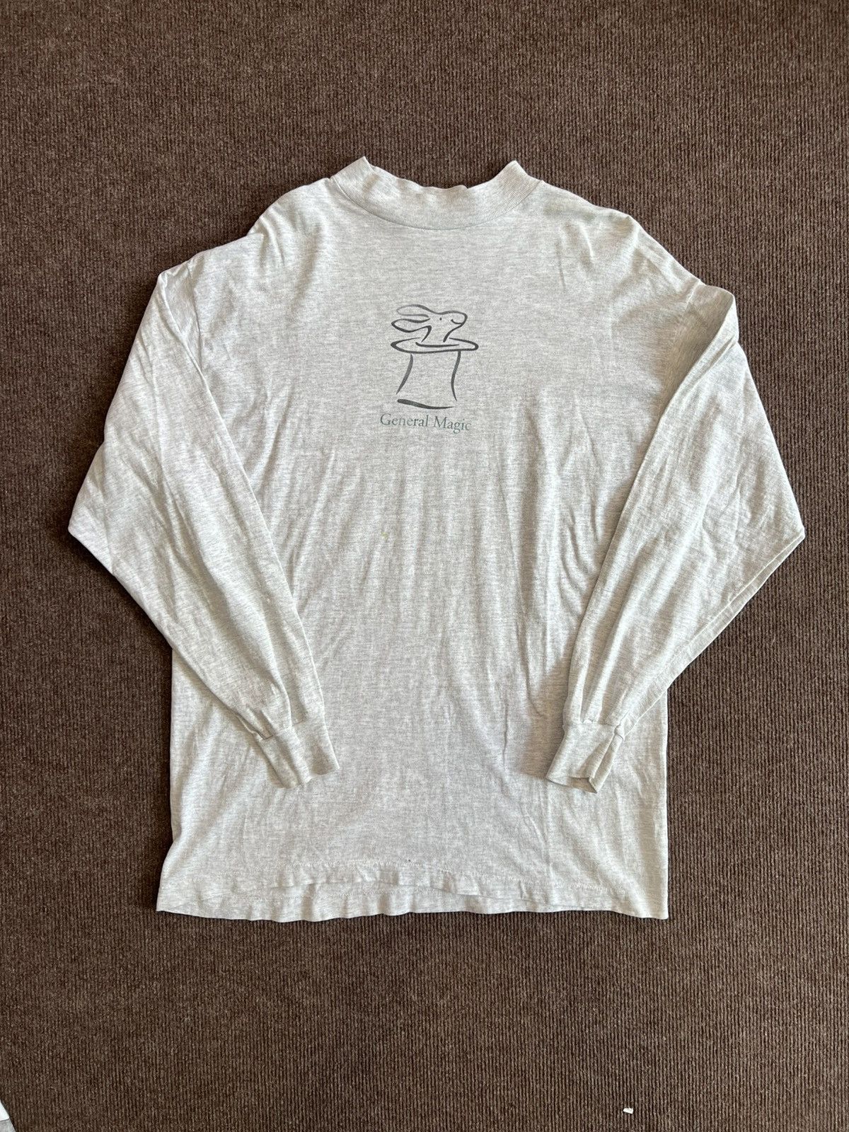 Vintage Vintage General Magic Long Sleeve Apple Spinoff Rare Tech Size US XL / EU 56 / 4 - 1 Thumbnail