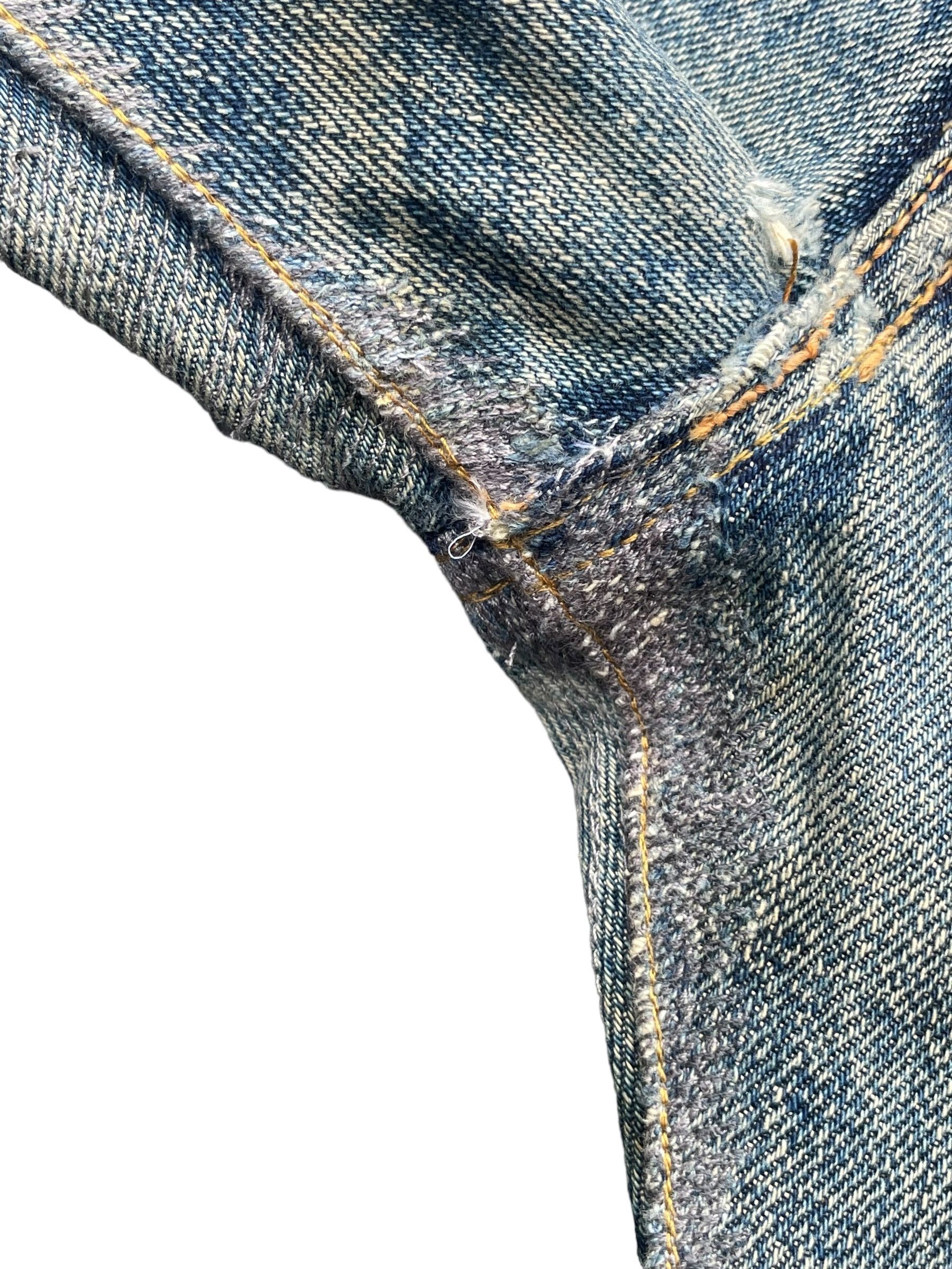 Denime Vintage Denime Orizzonti Selvedge Distresed Denim Size US 32 / EU 48 - 3 Thumbnail