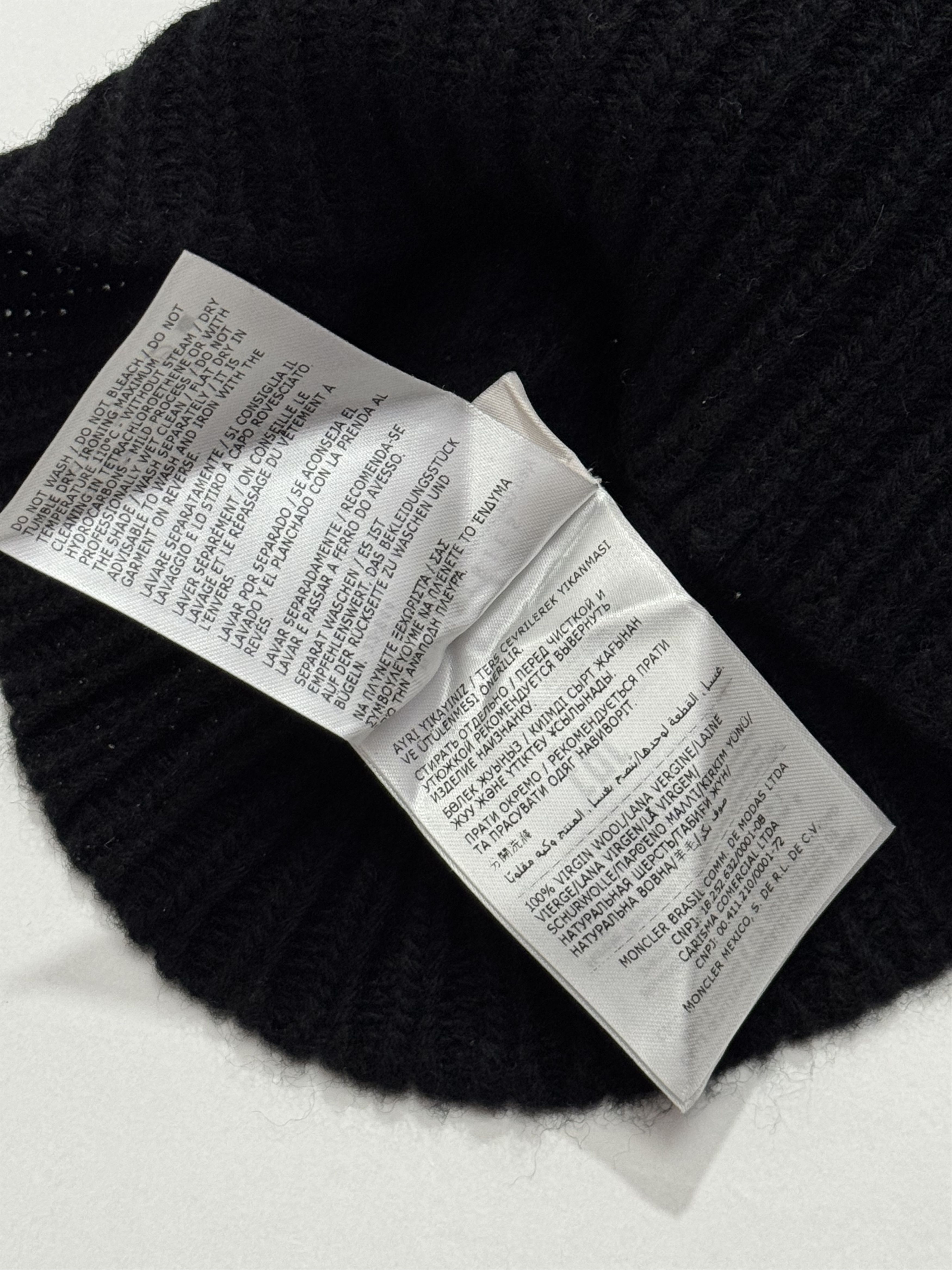 Moncler Moncler BALACLAVA virgin wool Size ONE SIZE - 10 Thumbnail