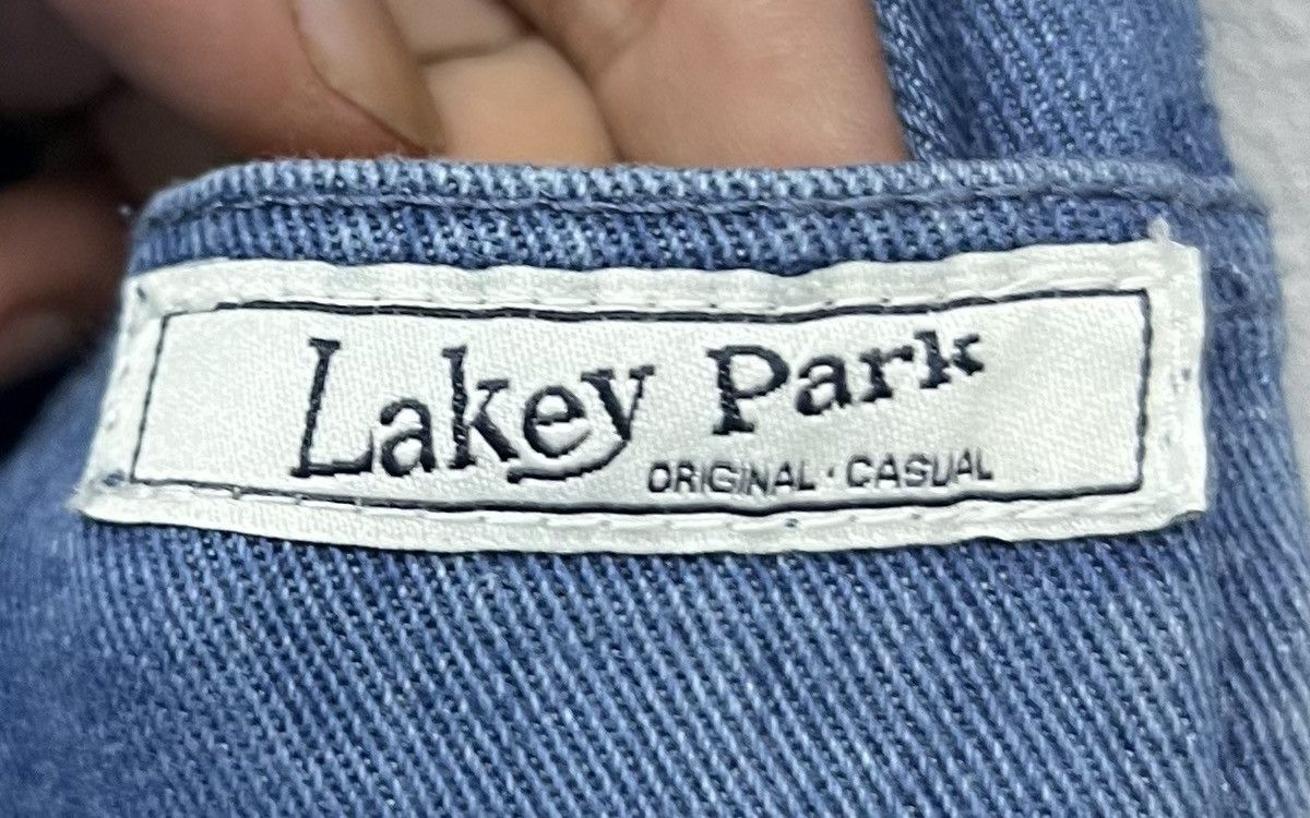 Japanese Brand × Vintage Lakey Park Indigo Denim Overalls Vintage Workwear Style Size US 41 - 15 Thumbnail
