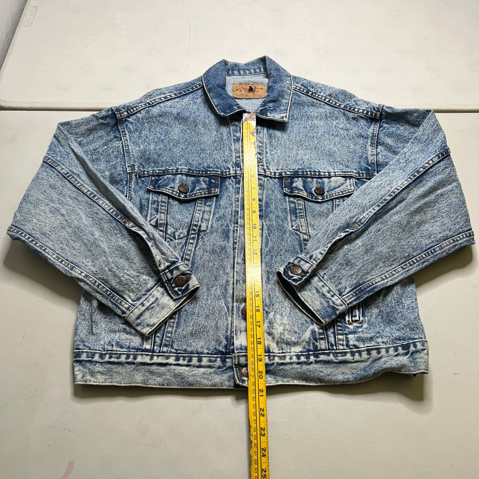 Levi's Vintage Levi’s 70507 Acid Wash Denim Trucker Jacket USA L Size US L / EU 52-54 / 3 - 4 Thumbnail