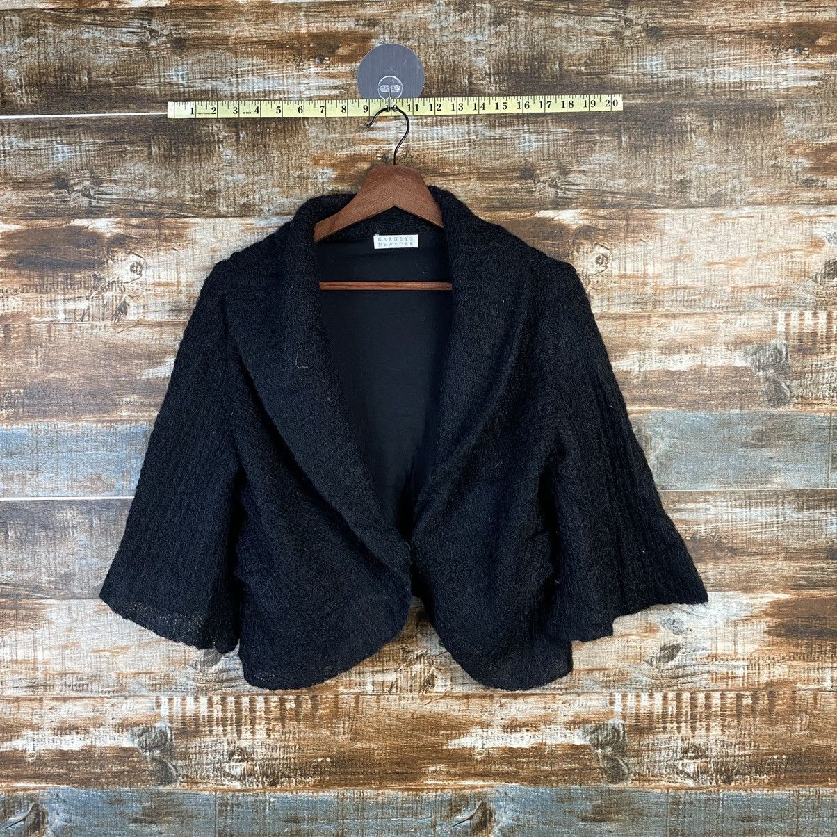Barneys New York DL Baneys New York Black mohair Cardigan Knitwear #C908 Size S / US 4 / IT 40 - 1 Thumbnail