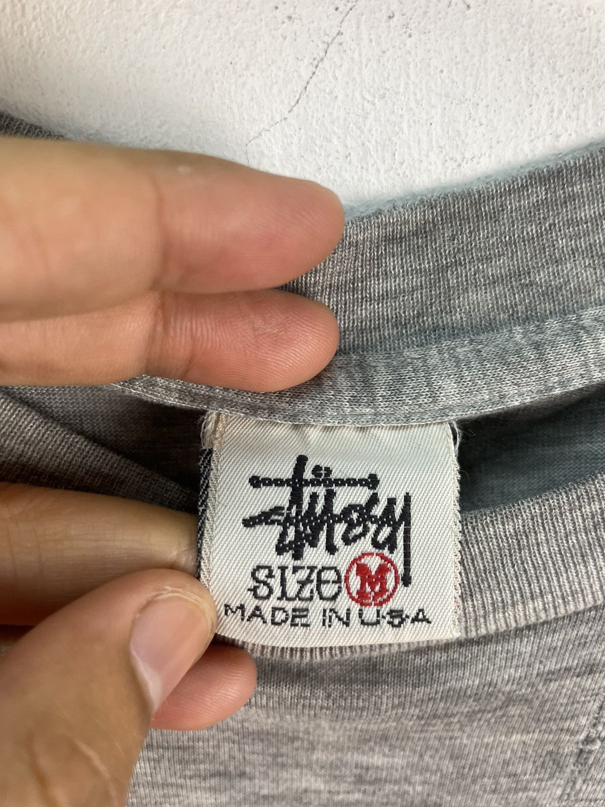 Stussy Vintage 90s stussy tshirt backhit made in usa rare tag Size US M / EU 48-50 / 2 - 3 Thumbnail
