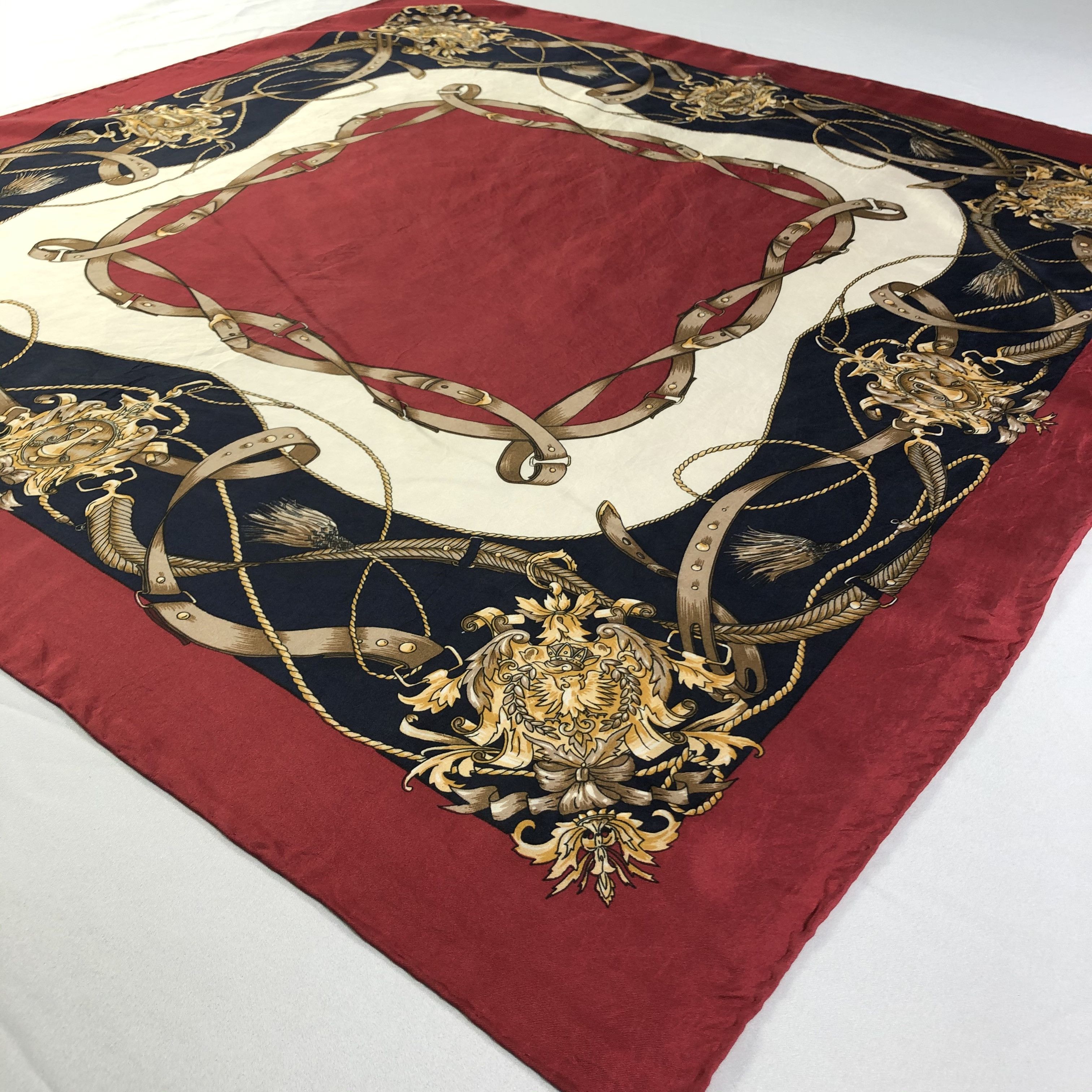 Vintage Vintage Silk Scarf Size ONE SIZE - 4 Thumbnail