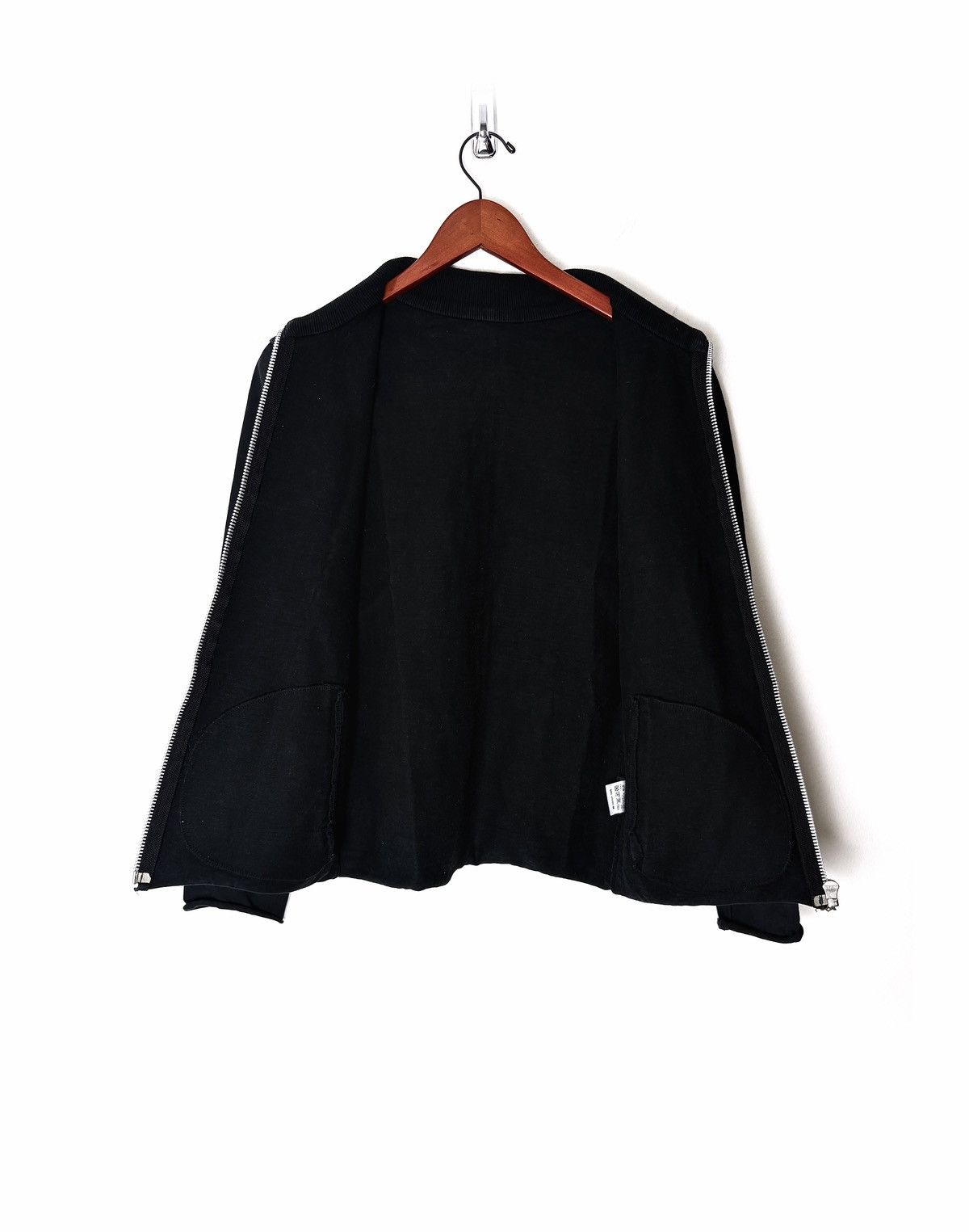 EYEFUNNY Eyefunny .925 Silver Black Cotton Zip Jacket Size US S / EU 44-46 / 1 - 6 Thumbnail
