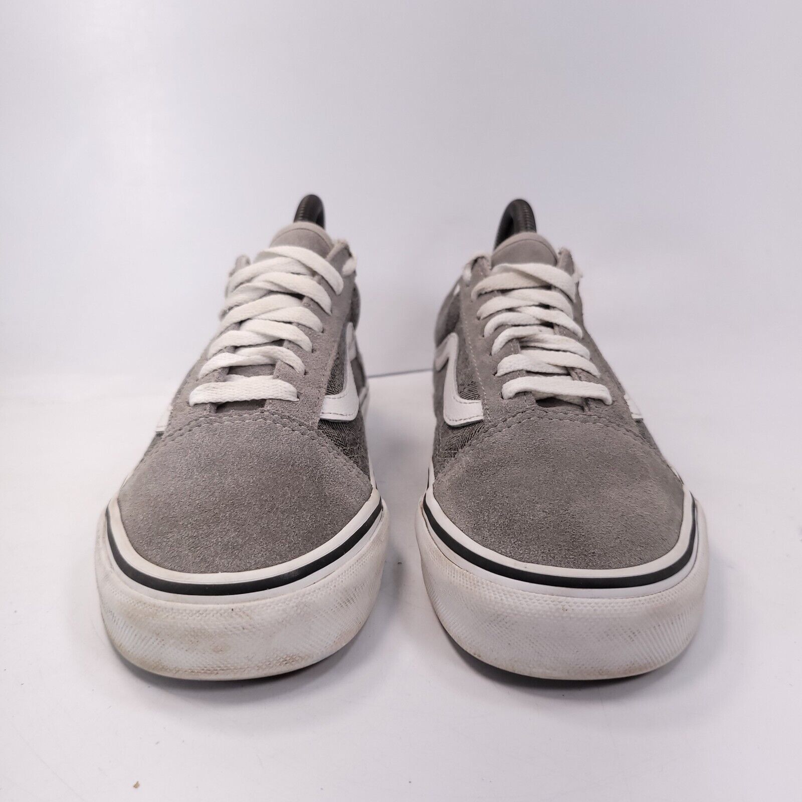 Vans Vans Off the Wall Old Skool Shoe Womens Size 7 508731 Gray Size US 7 / IT 37 - 2 Thumbnail