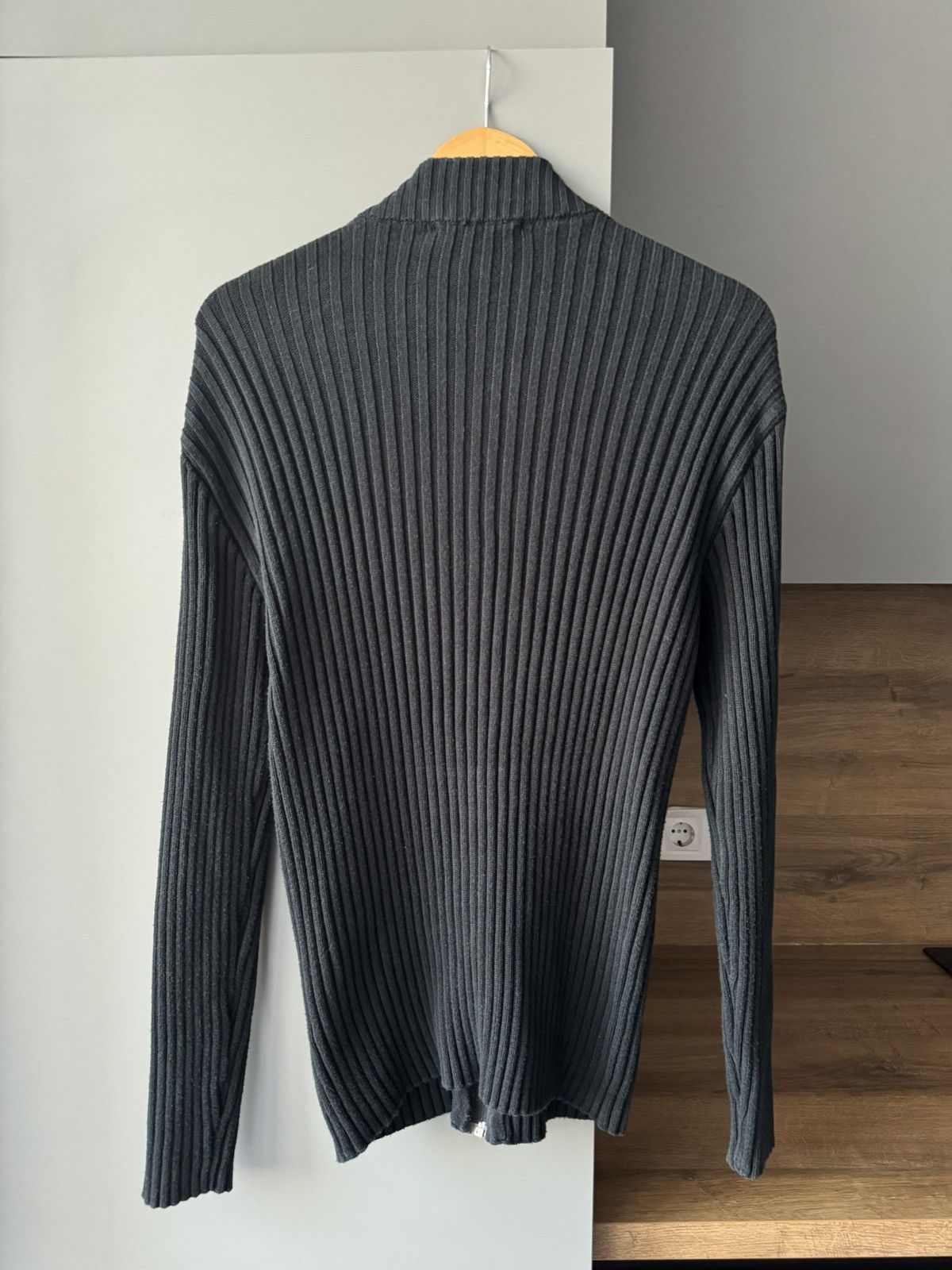 Japanese Brand Striped Y2K Zip Sweater Jacket Vintage Size US L / EU 52-54 / 3 - 7 Thumbnail