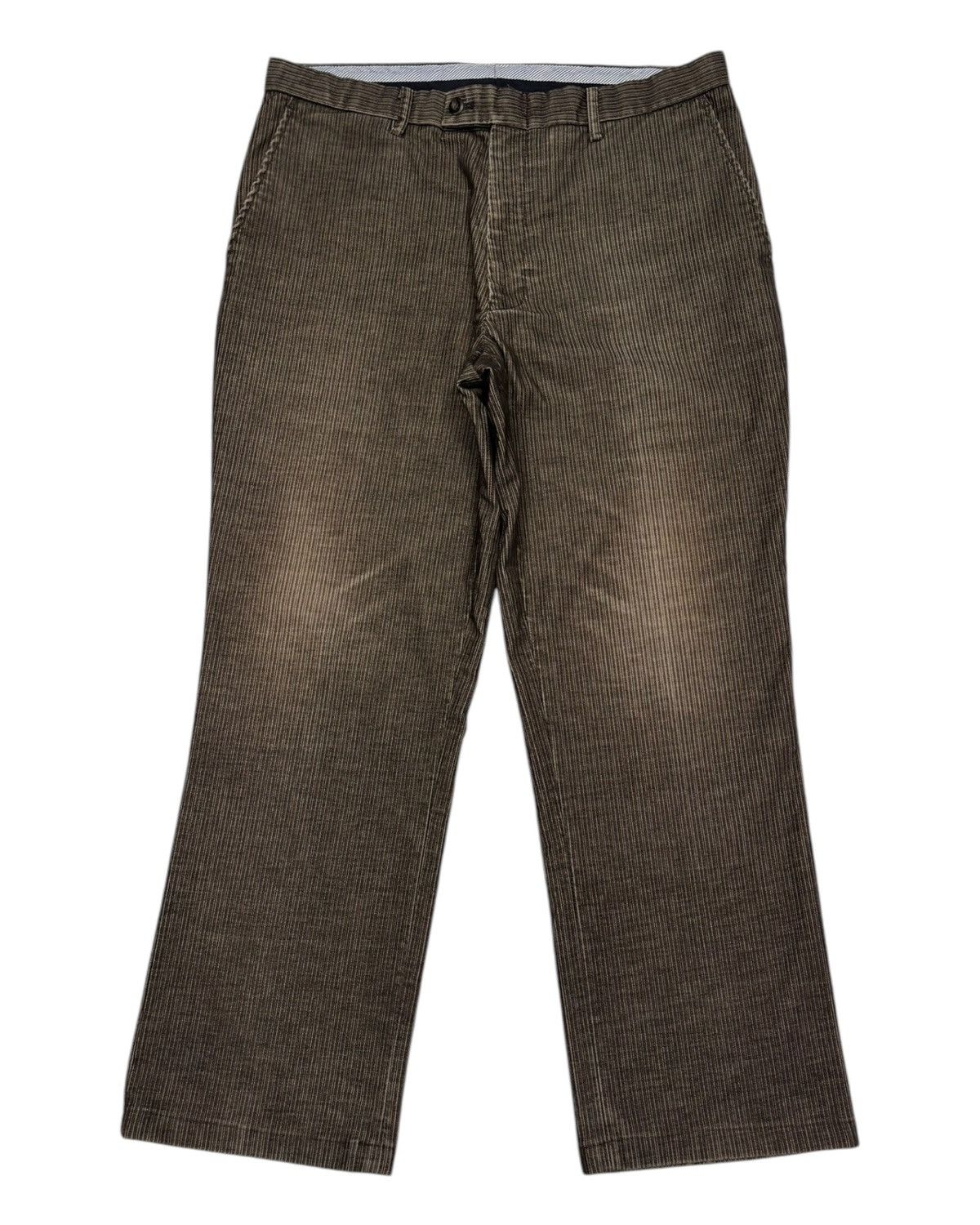 Kansai Yamamoto × Y's for Men × Yohji Yamamoto KANSAI YAMAMOTO BAGGY WIDE PANTS STRIPED Size US 34 / EU 50 - 1 Thumbnail