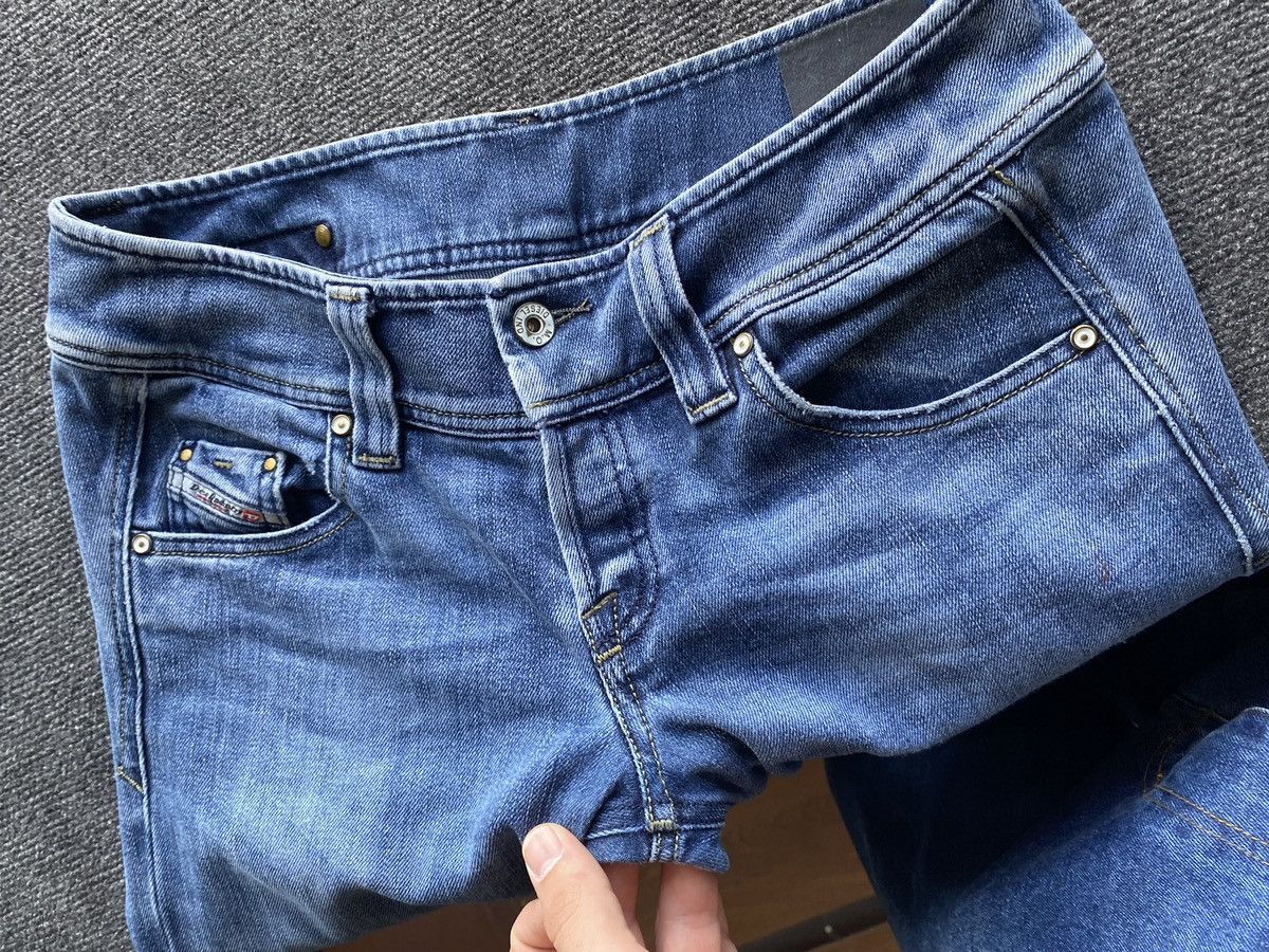Diesel 🔥Opium Punk Diesel Blue Jeans Bootcut goth emo alt 29 Size 29" - 9 Thumbnail