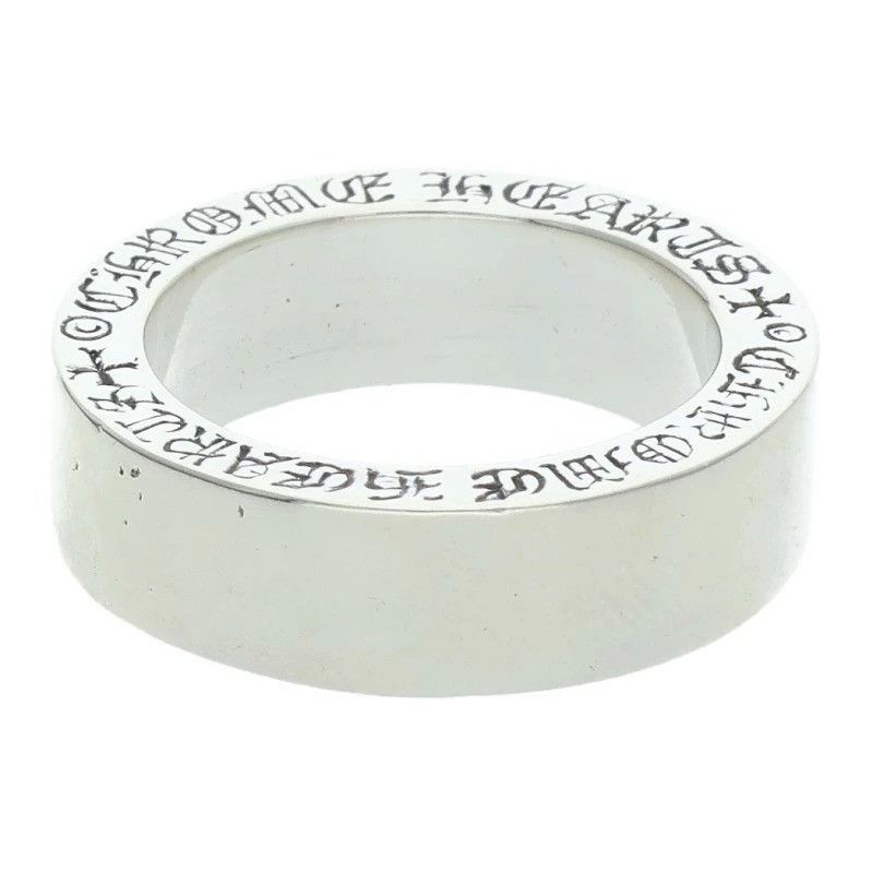 Chrome Hearts OFFER OK! 4 🔥 Chrome Hearts 6mm Spacer Plain Ring silver Size ONE SIZE - 5 Thumbnail