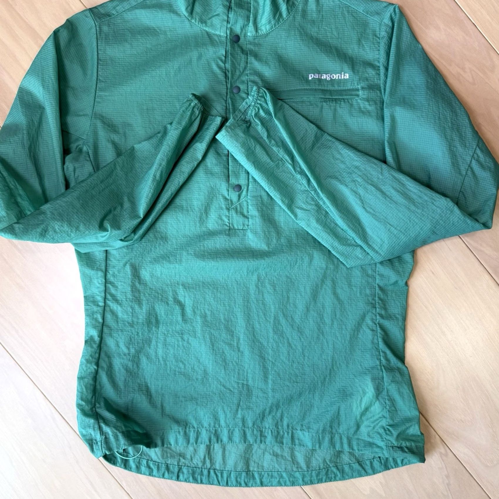 Patagonia Patagonia Houdini Pullover Women's XS Green Lightweight Outdoor Jacket Summer Hiking Size XS / US 0-2 / IT 36-38 - 6 Thumbnail
