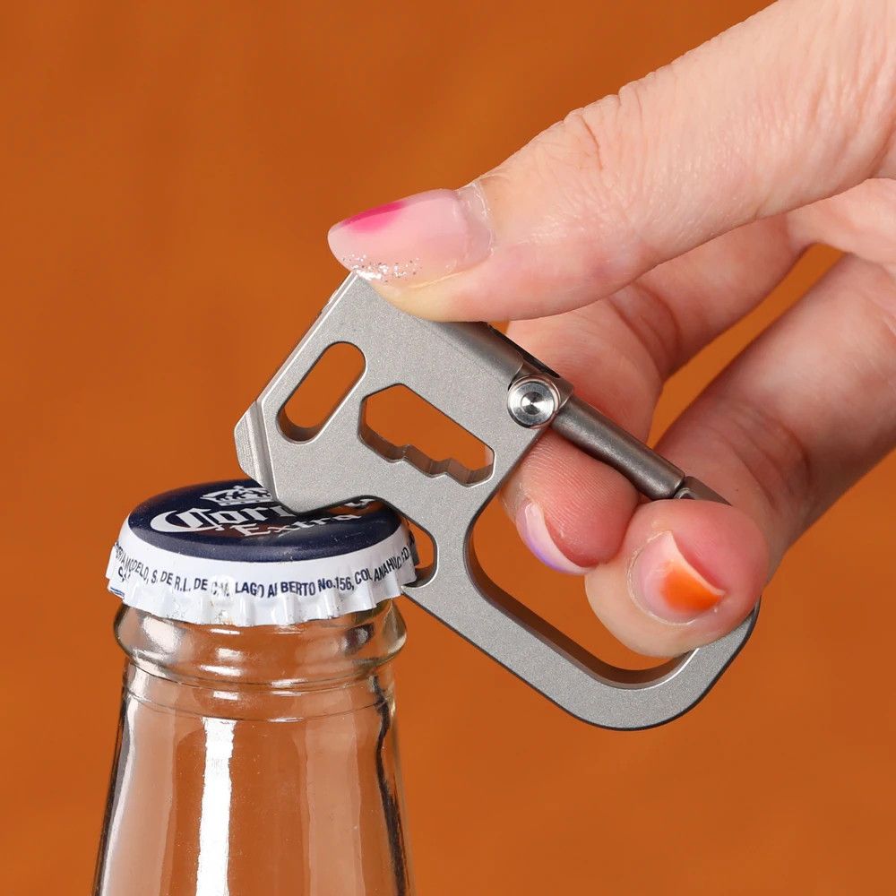Other Titanium Belt Buckle Key Ring EDC Keychain Bottle Opener Size ONE SIZE - 2 Thumbnail