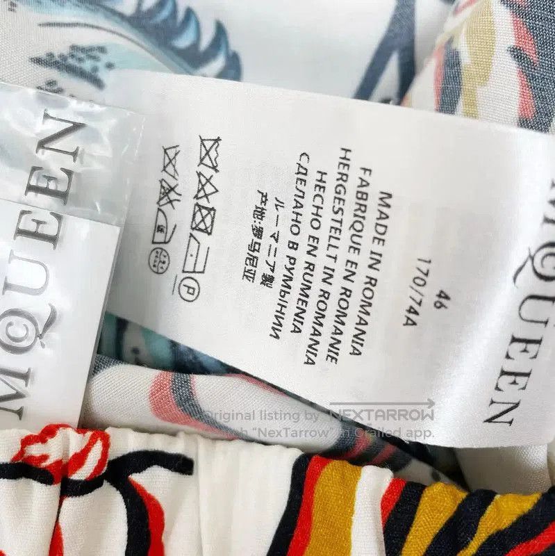 Alexander McQueen Alexander McQueen Colorful Spring Casual Pants . Size US 26 / EU 42 - 5 Thumbnail