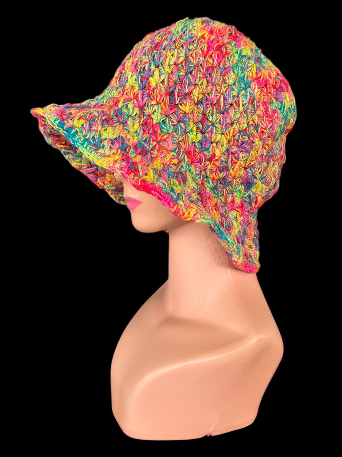 Japanese Brand × Kapital × Vintage Amina Crochet Knitted Bucket Hats Size ONE SIZE - 1 Thumbnail