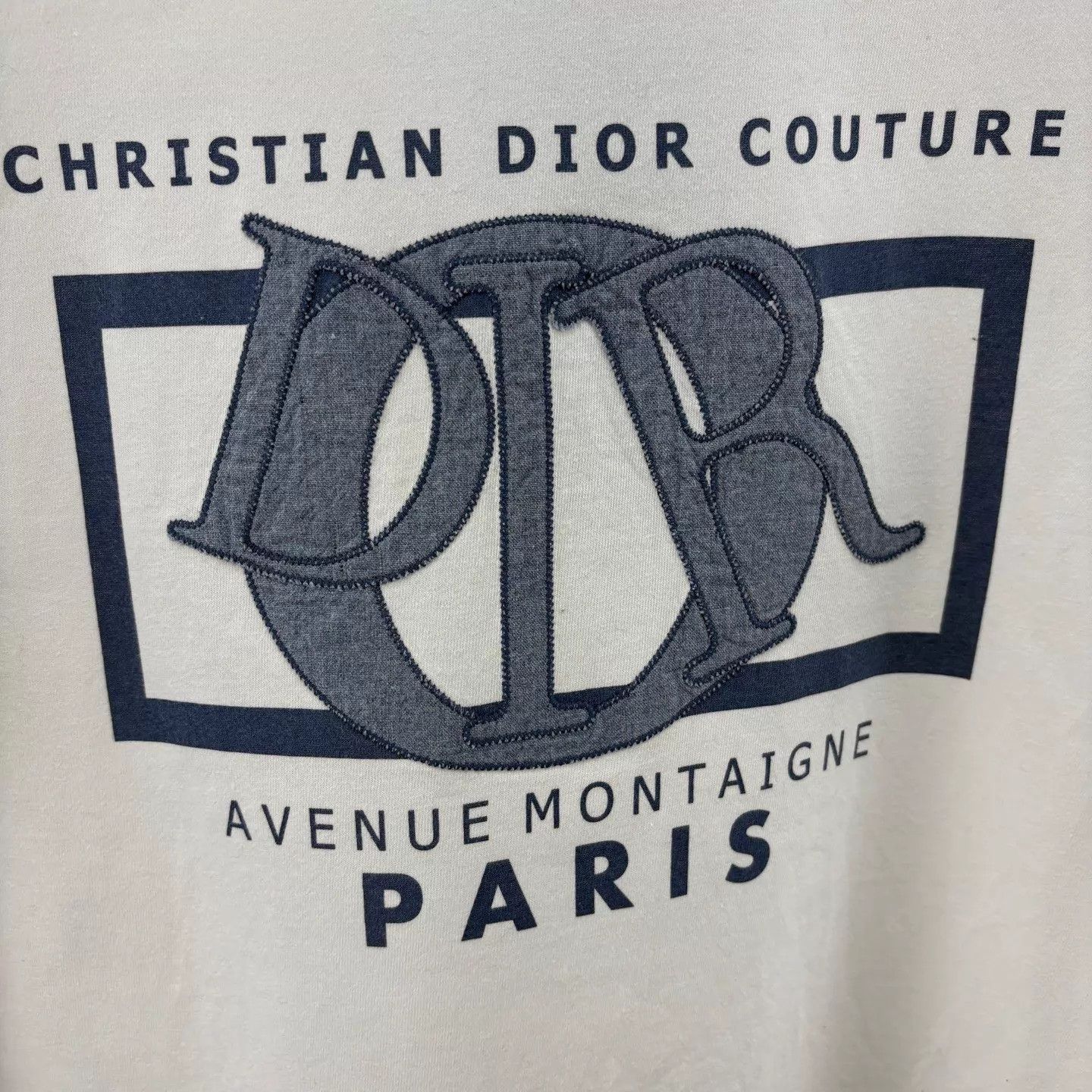 Dior Dior 24SS White Logo Short Sleeve Tee L Size L / US 10 / IT 46 - 4 Thumbnail
