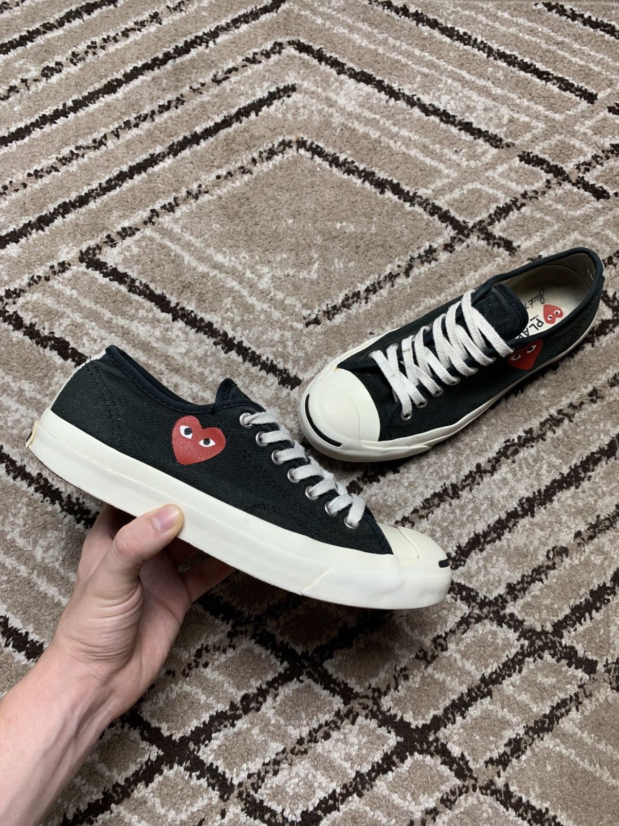 Comme des Garcons PLAY × Converse Converse Jack Purcell x CDG 2008 Collaboration Size US 6.5 / EU 39-40 - 2 Thumbnail