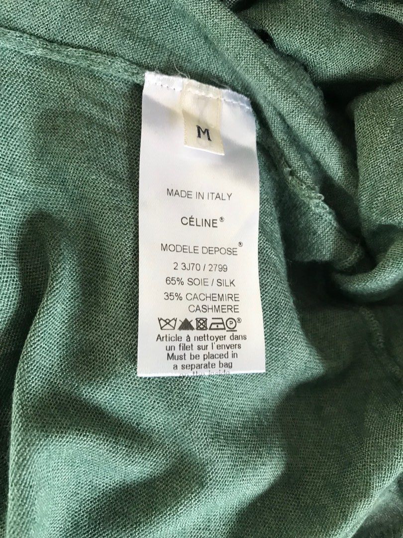 Celine cashmere silk top