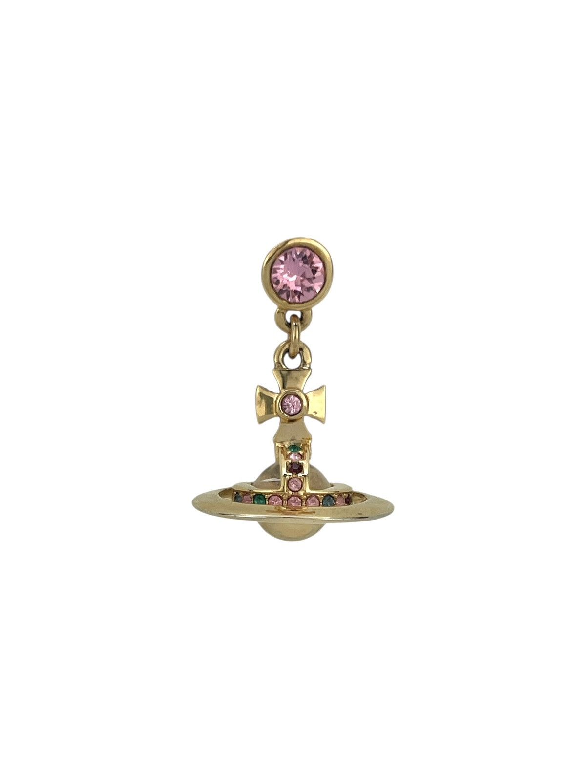 Vivienne Westwood Single Gold 3D Orb Earring Size ONE SIZE - 1 Thumbnail